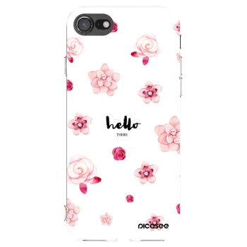 Picasee átlátszó szilikon tok az alábbi mobiltelefonokra Apple iPhone SE 2020 - Hello there