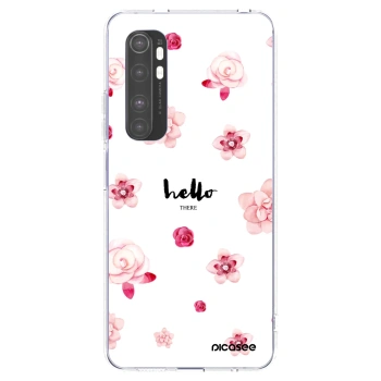 Picasee átlátszó szilikon tok az alábbi mobiltelefonokra Xiaomi Mi Note 10 Lite - Hello there