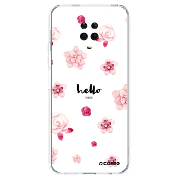 Picasee átlátszó szilikon tok az alábbi mobiltelefonokra Xiaomi Redmi Note 9S - Hello there
