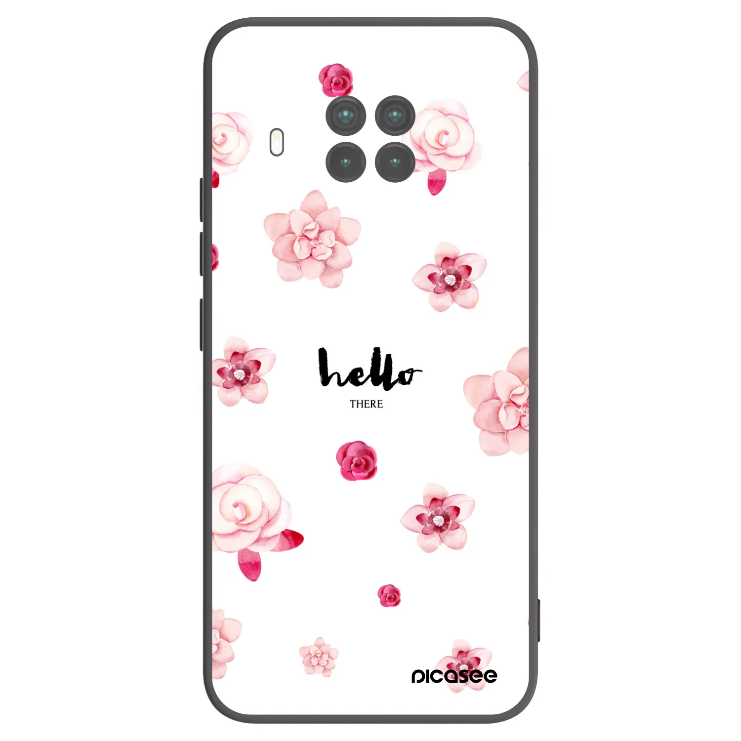 Picasee fekete szilikon tok az alábbi mobiltelefonokra Xiaomi Mi 10T Lite - Hello there