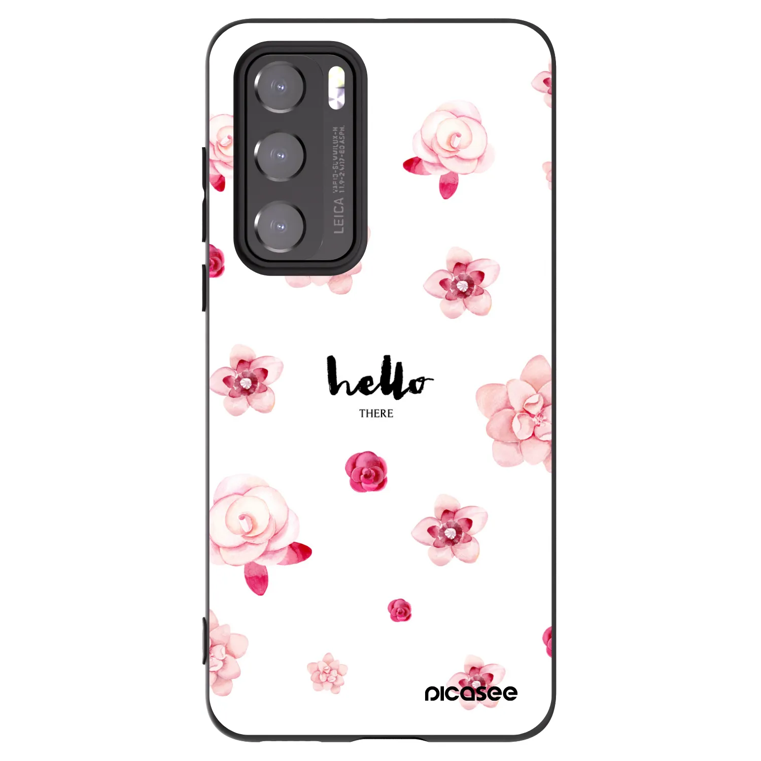 Picasee fekete szilikon tok az alábbi mobiltelefonokra Huawei P40 - Hello there