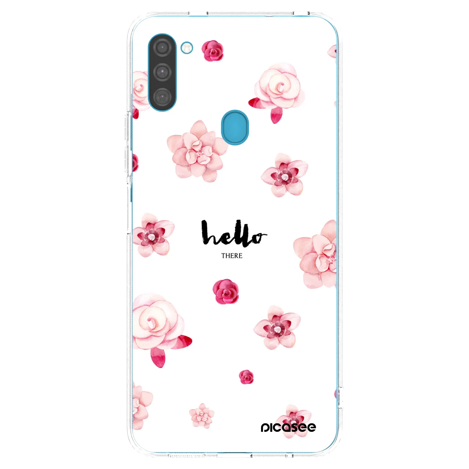 Picasee átlátszó szilikon tok az alábbi mobiltelefonokra Samsung Galaxy M11 - Hello there