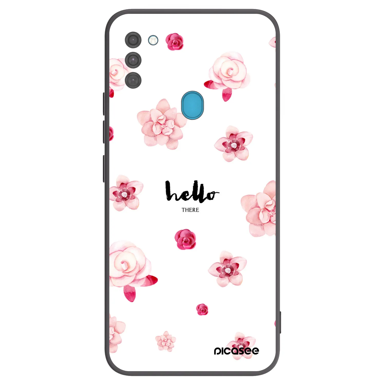 Picasee fekete szilikon tok az alábbi mobiltelefonokra Samsung Galaxy M11 - Hello there