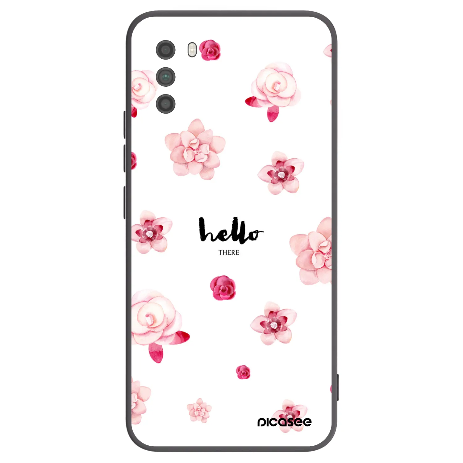 Picasee fekete szilikon tok az alábbi mobiltelefonokra Xiaomi Poco M3 - Hello there