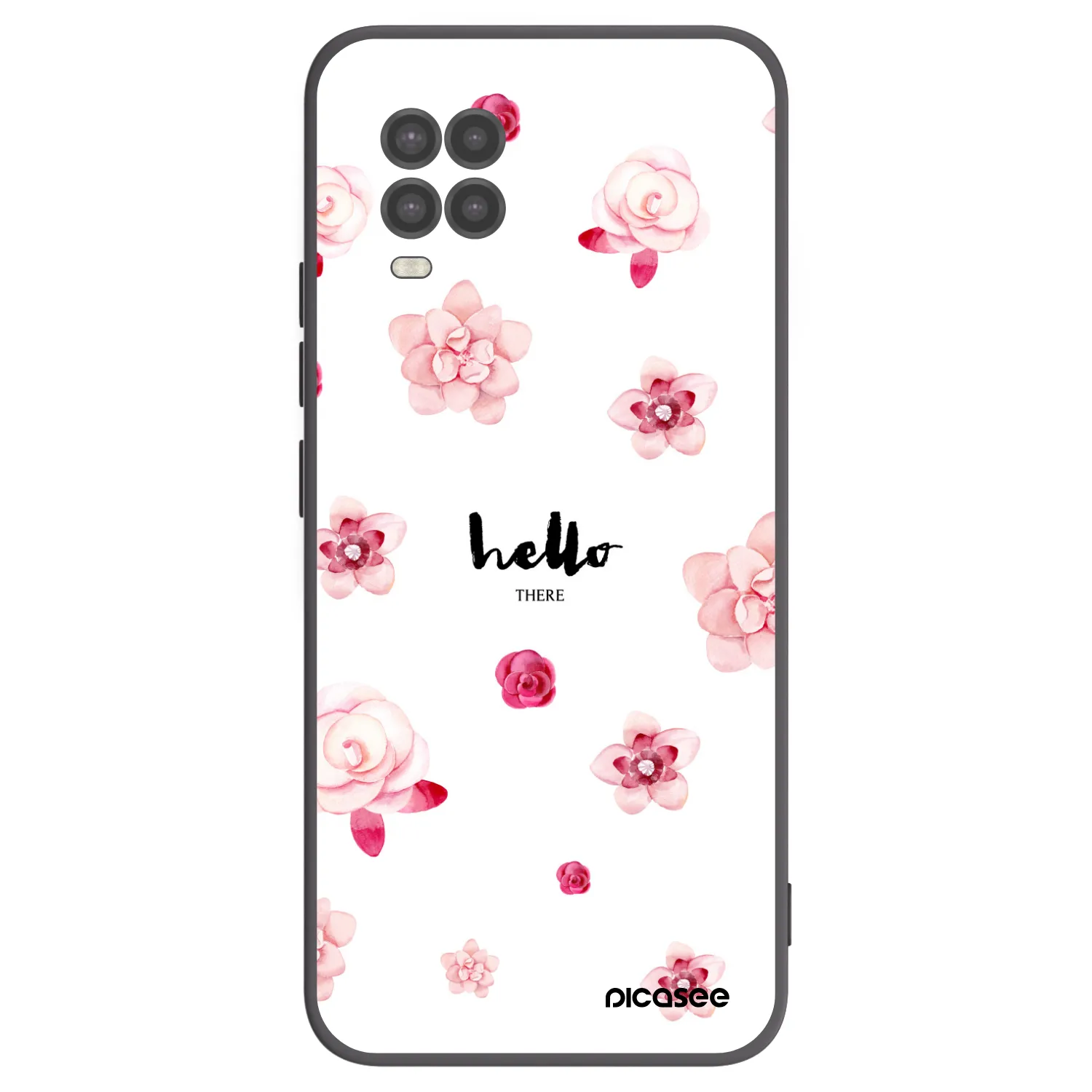 Picasee fekete szilikon tok az alábbi mobiltelefonokra Xiaomi Mi 10 Lite - Hello there