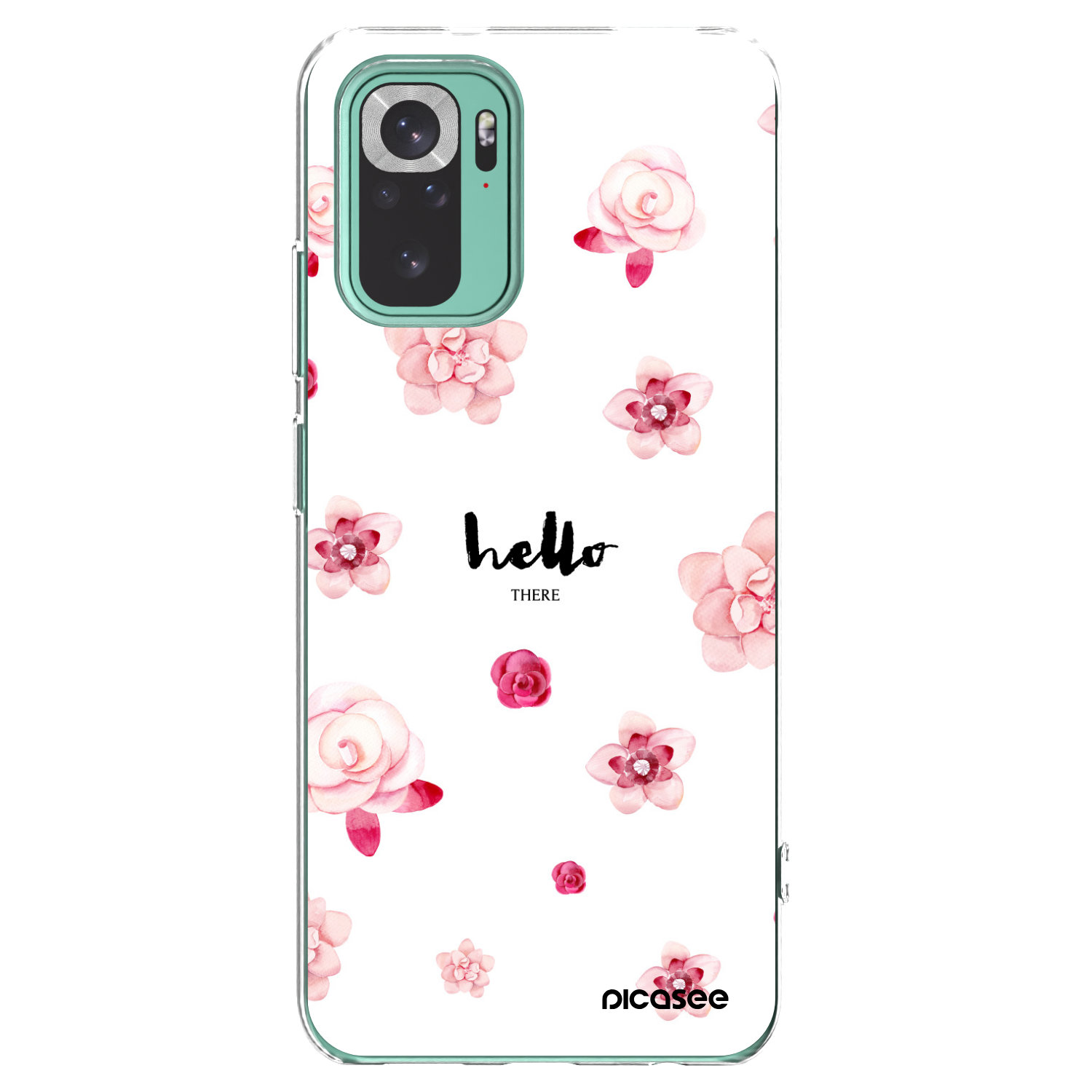 Picasee átlátszó szilikon tok az alábbi mobiltelefonokra Xiaomi Redmi Note 10 Pro - Hello there