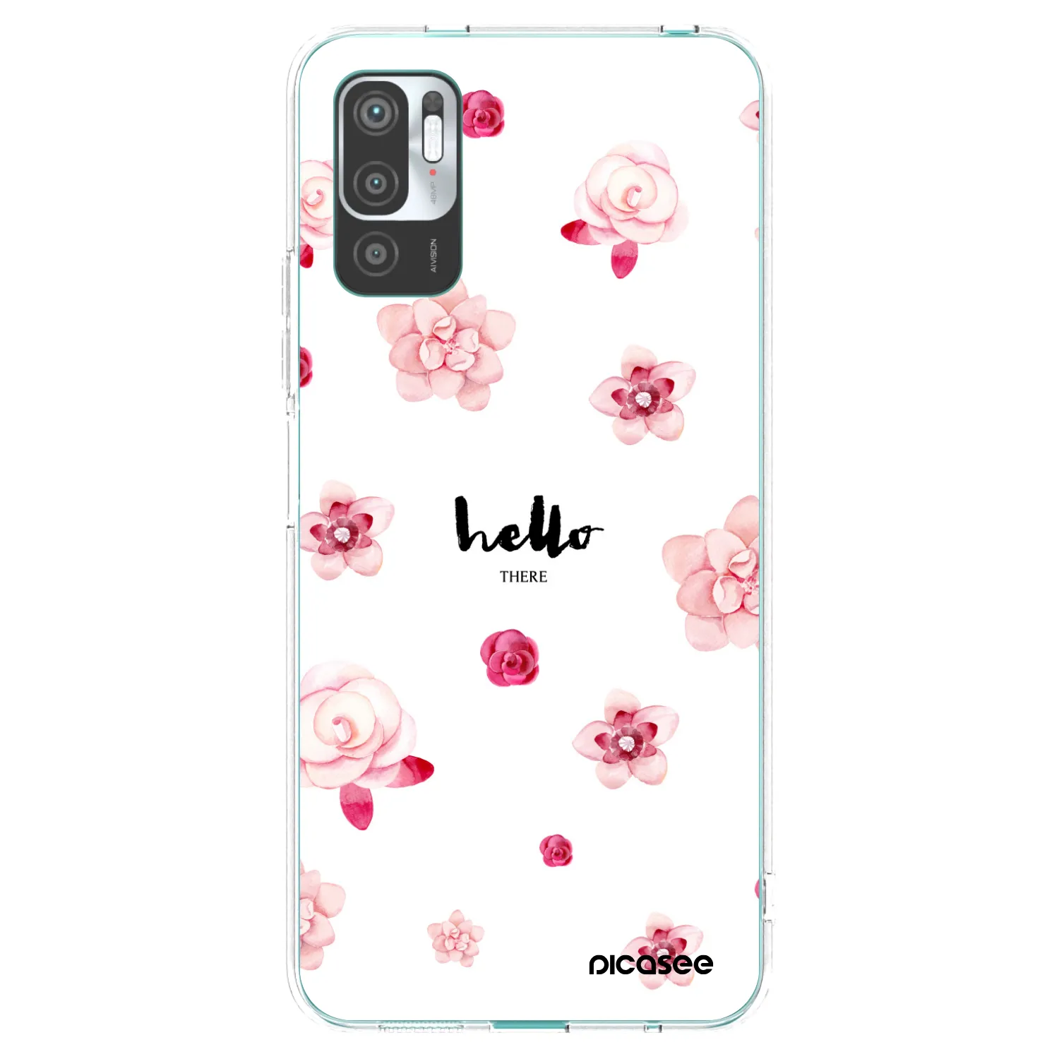 Picasee átlátszó szilikon tok az alábbi mobiltelefonokra Xiaomi Redmi Note 10 5G - Hello there