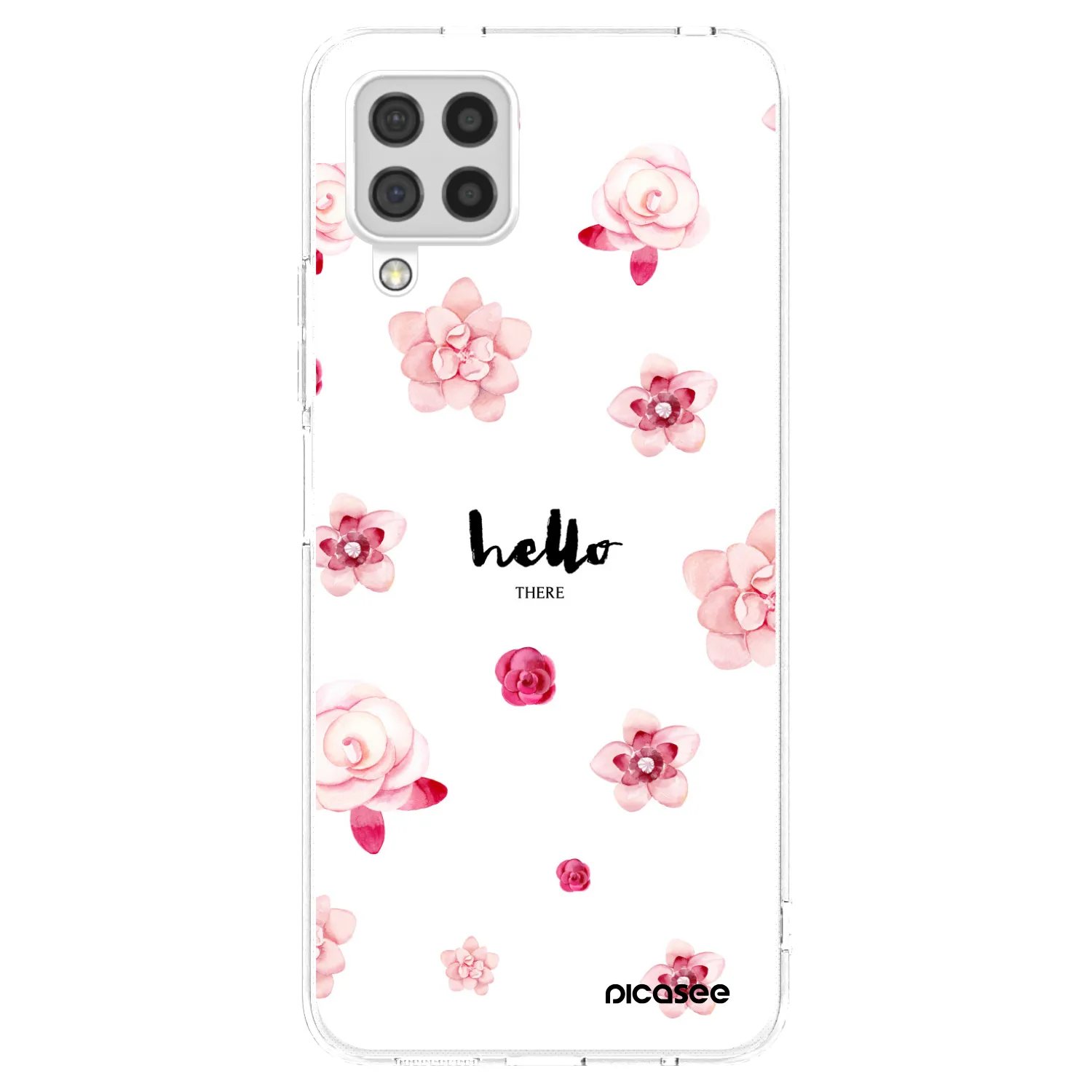 Picasee átlátszó szilikon tok az alábbi mobiltelefonokra Samsung Galaxy A22 A225F 4G - Hello there