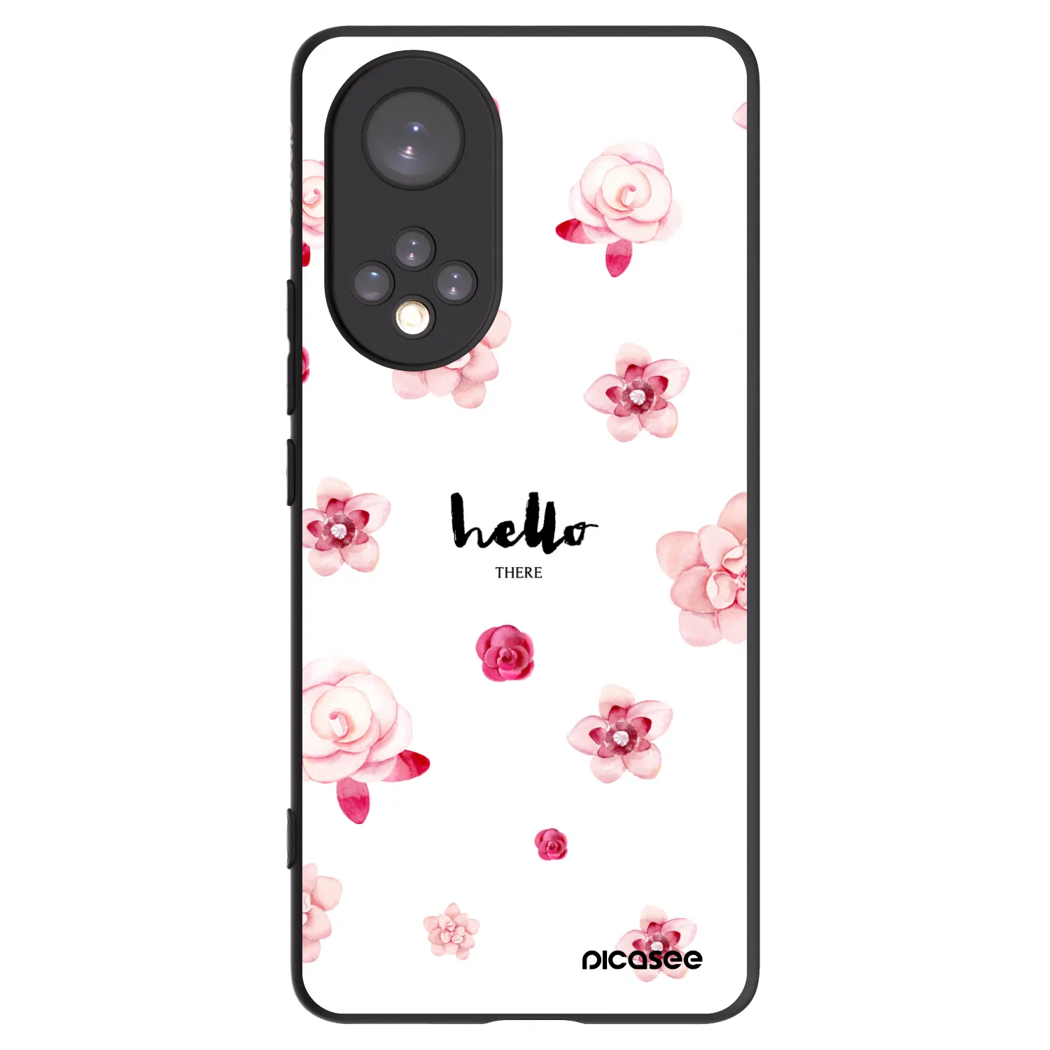 Picasee fekete szilikon tok az alábbi mobiltelefonokra Huawei Nova 9 - Hello there