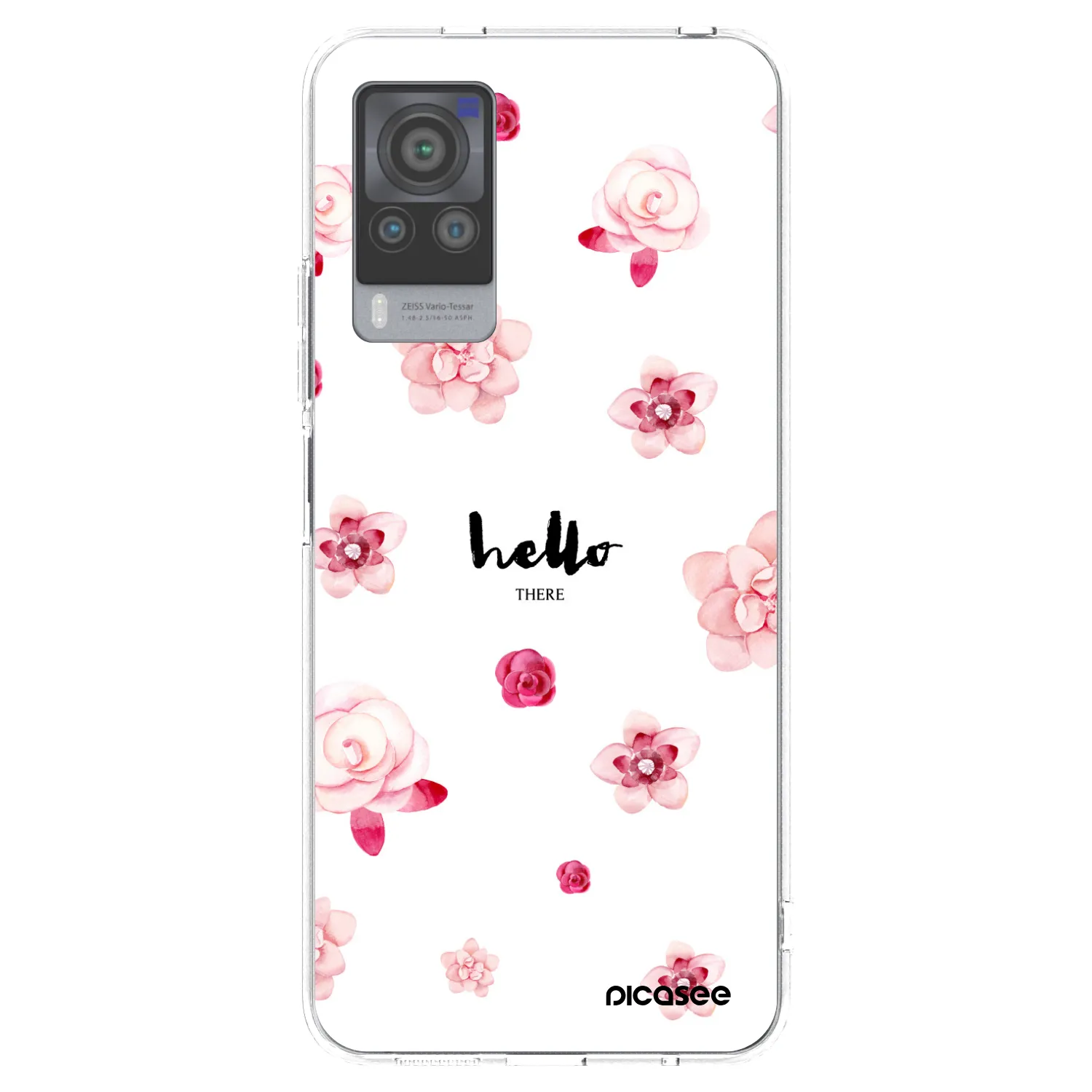 Picasee átlátszó szilikon tok az alábbi mobiltelefonokra Vivo X60 Pro 5G - Hello there