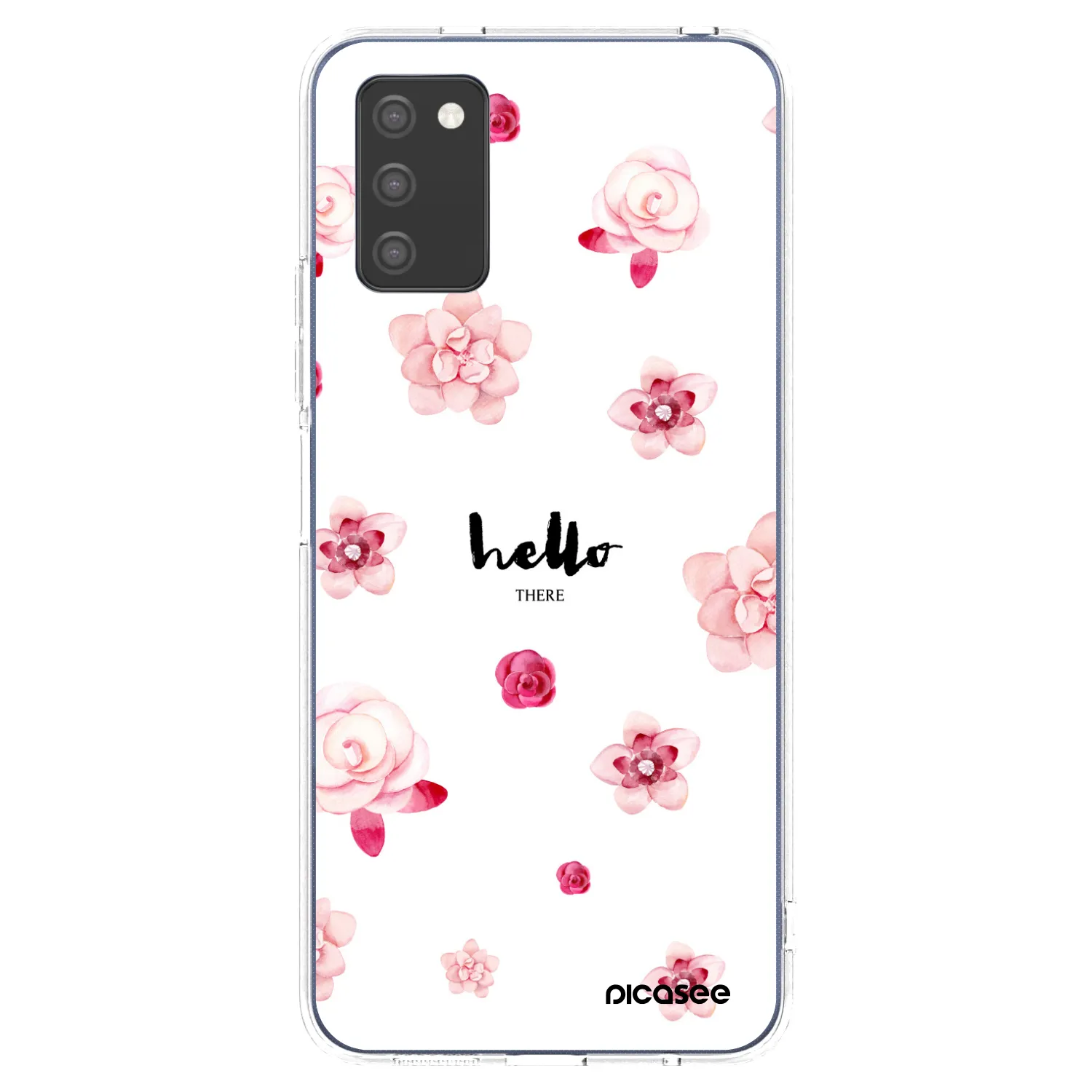 Picasee átlátszó szilikon tok az alábbi mobiltelefonokra Samsung Galaxy A03s A037G - Hello there