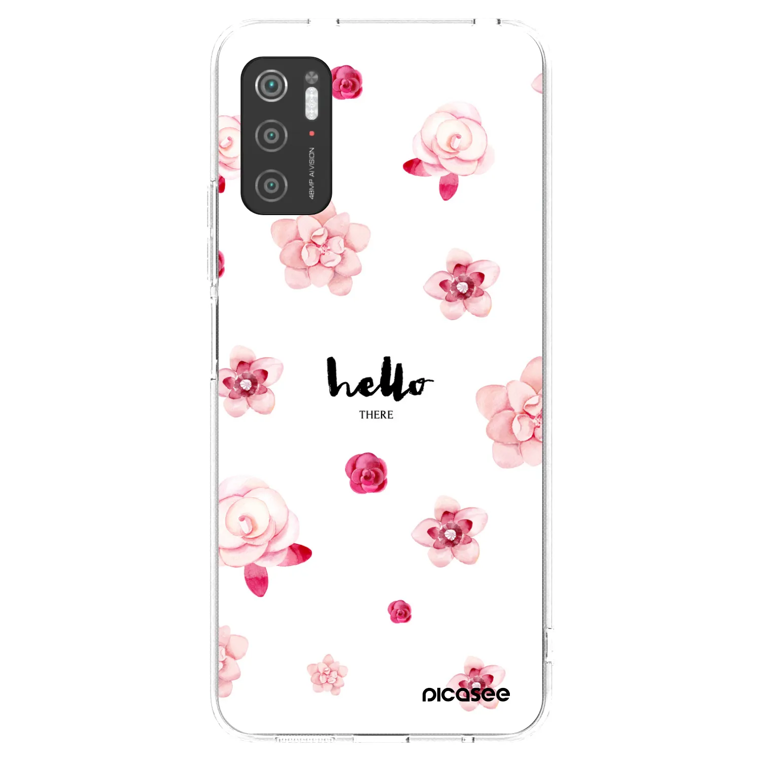 Picasee átlátszó szilikon tok az alábbi mobiltelefonokra Xiaomi Poco M3 Pro 5G - Hello there