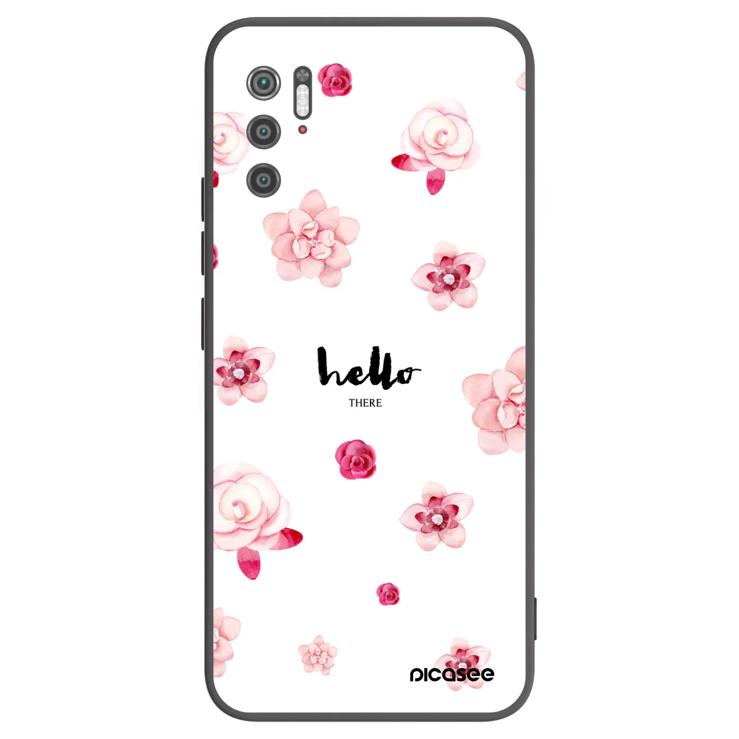 Picasee fekete szilikon tok az alábbi mobiltelefonokra Xiaomi Poco M3 Pro 5G - Hello there