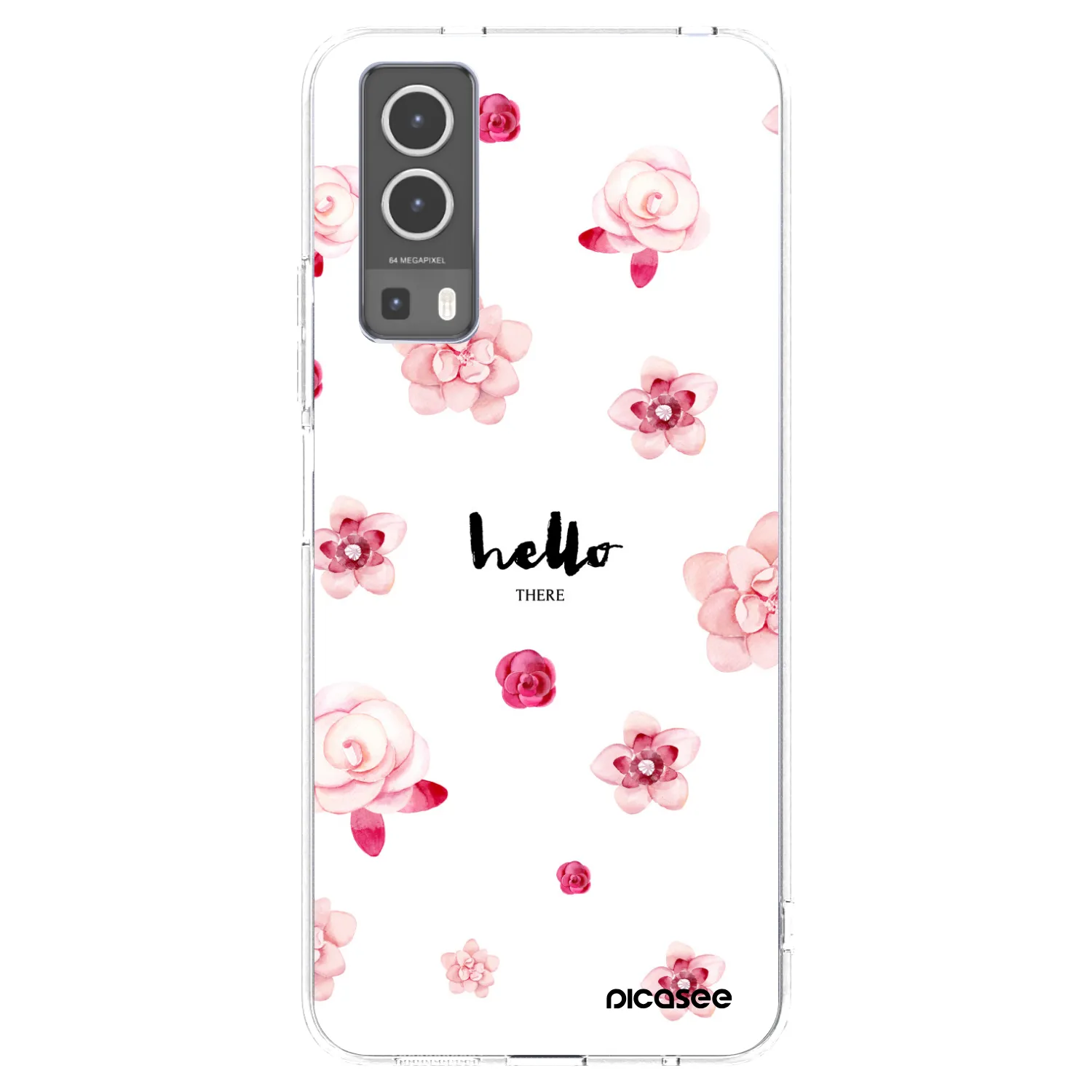 Picasee átlátszó szilikon tok az alábbi mobiltelefonokra Vivo Y72 5G - Hello there