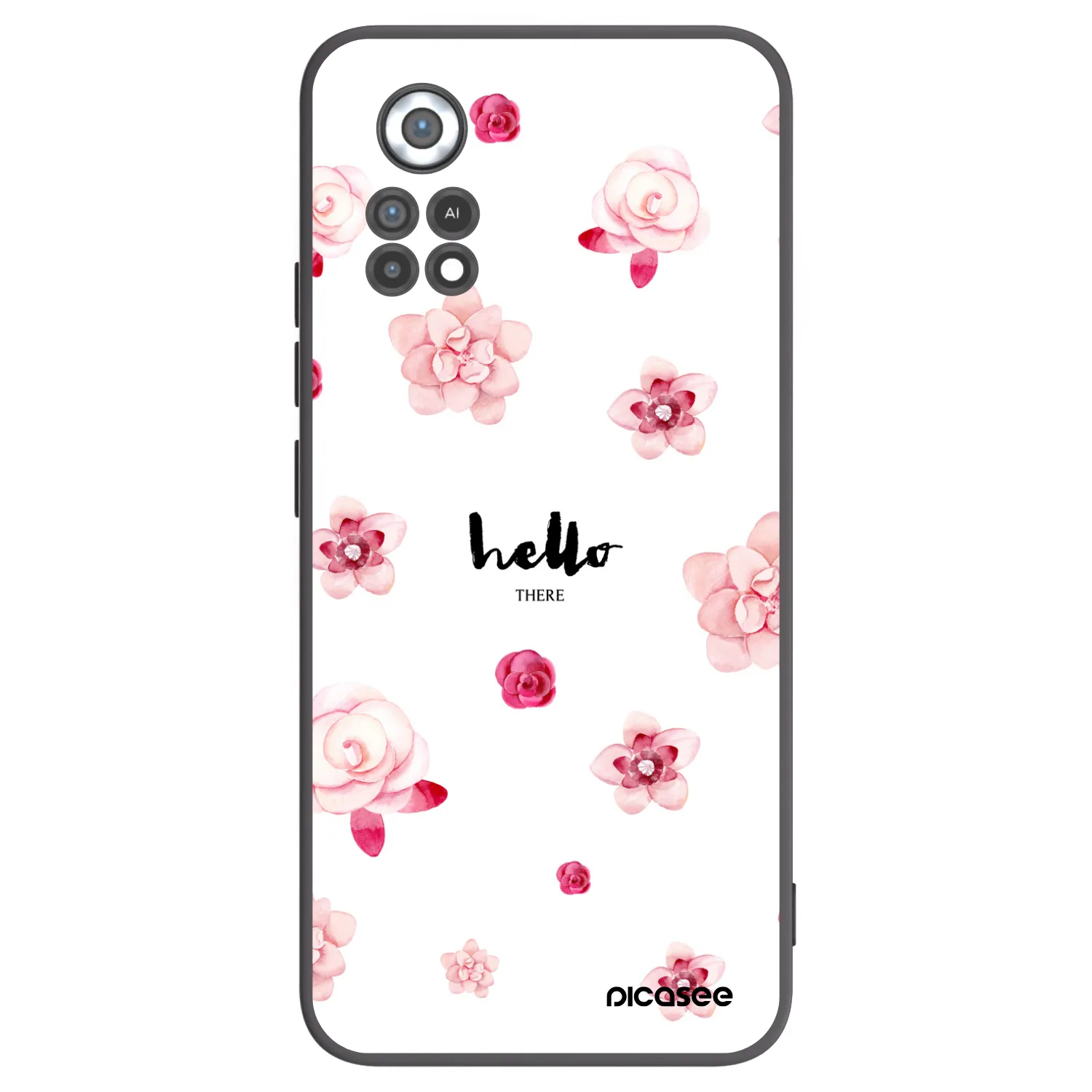 Picasee fekete szilikon tok az alábbi mobiltelefonokra Xiaomi Poco X4 Pro 5G - Hello there