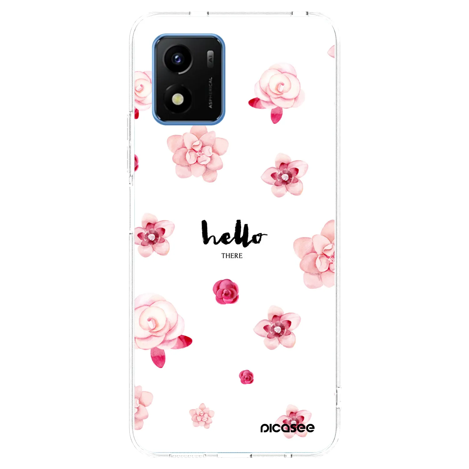 Picasee átlátszó szilikon tok az alábbi mobiltelefonokra Vivo Y01 - Hello there