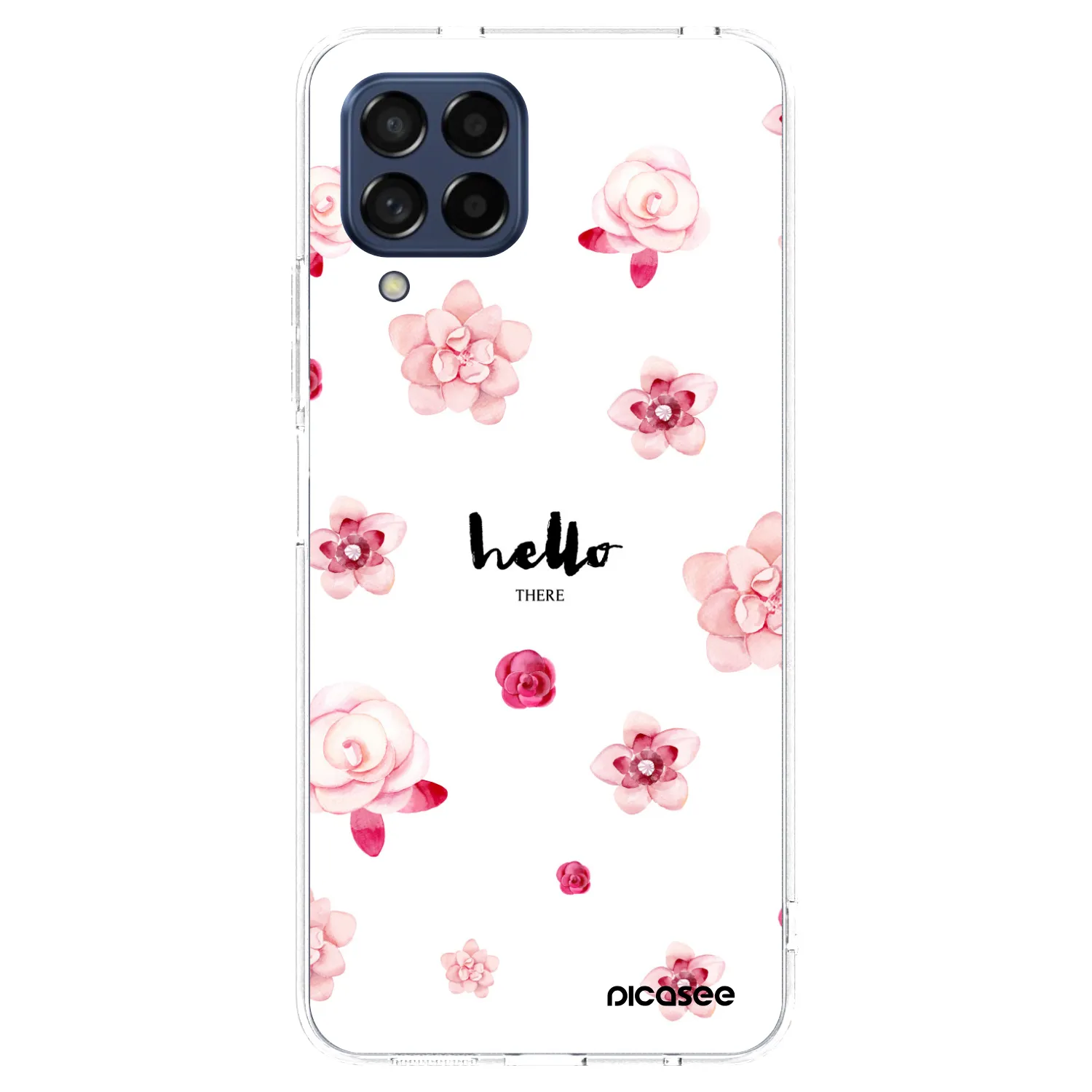 Picasee átlátszó szilikon tok az alábbi mobiltelefonokra Samsung Galaxy M53 5G - Hello there