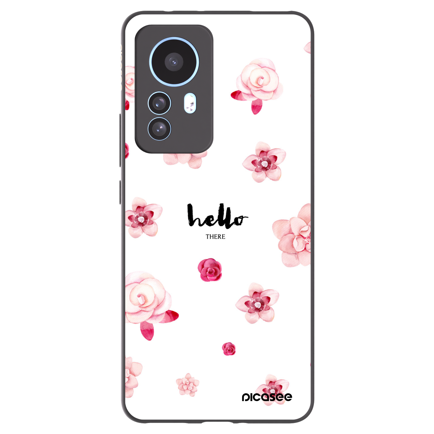 Picasee fekete szilikon tok az alábbi mobiltelefonokra Xiaomi 12T Pro - Hello there