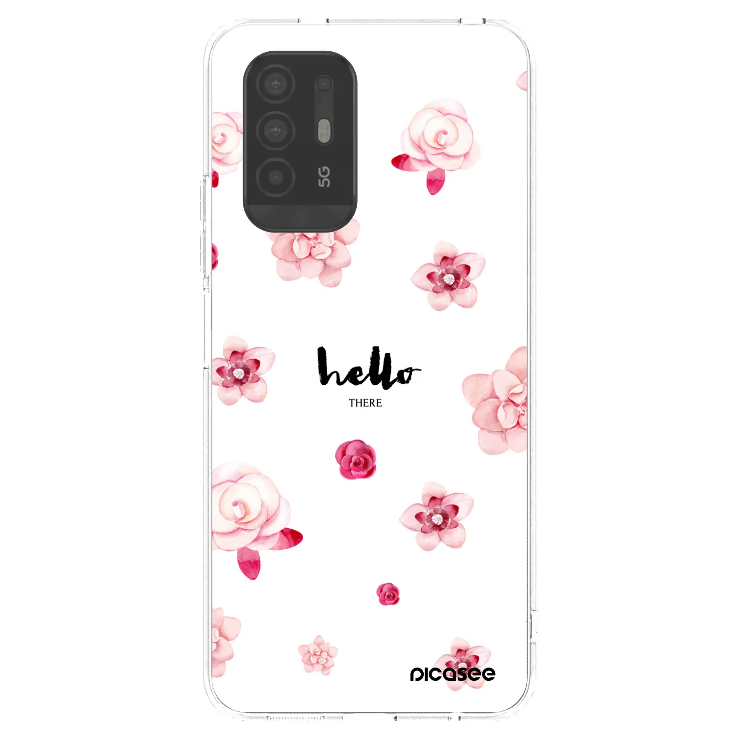 Picasee átlátszó szilikon tok az alábbi mobiltelefonokra OPPO A94 5G - Hello there