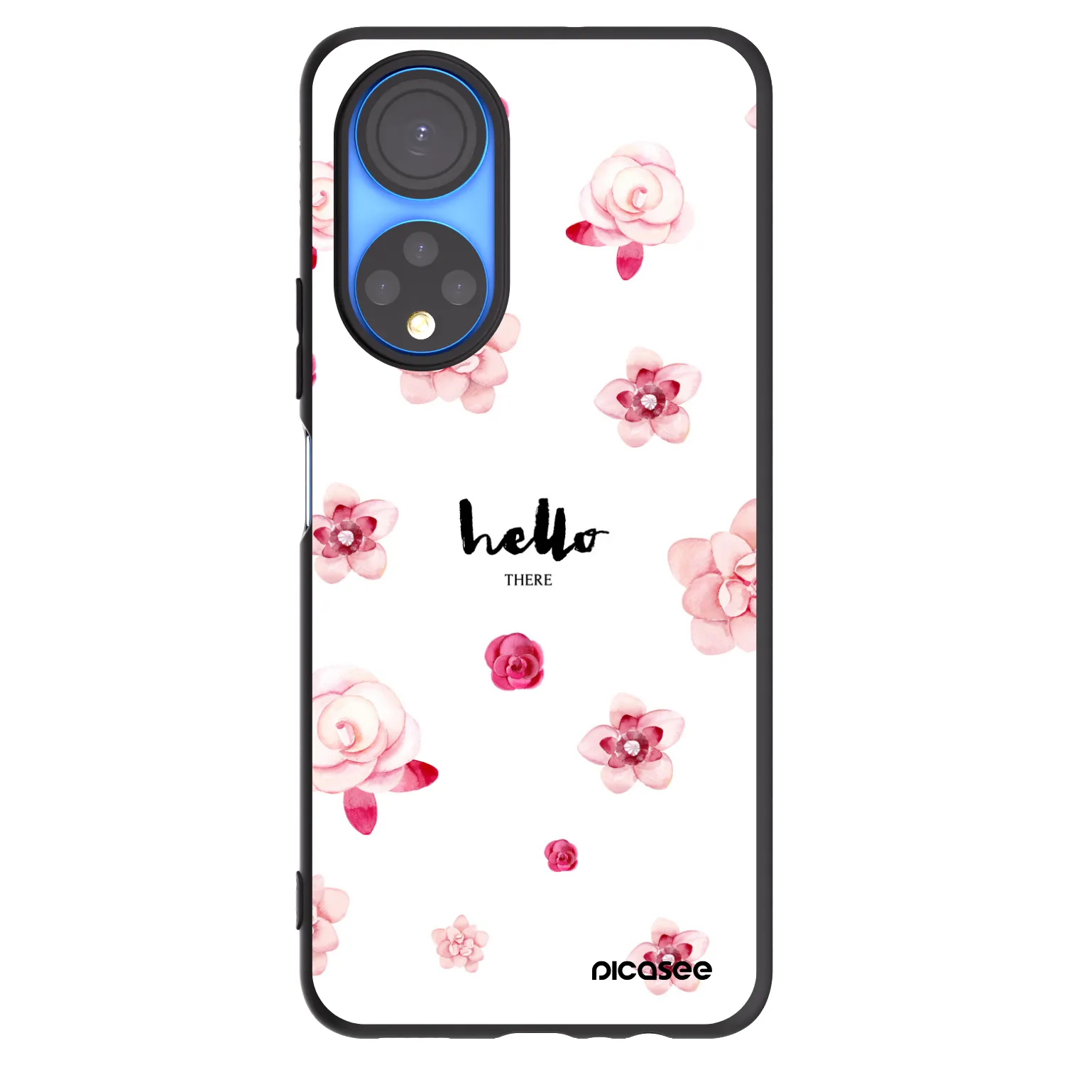 Picasee fekete szilikon tok az alábbi mobiltelefonokra Honor X7 - Hello there