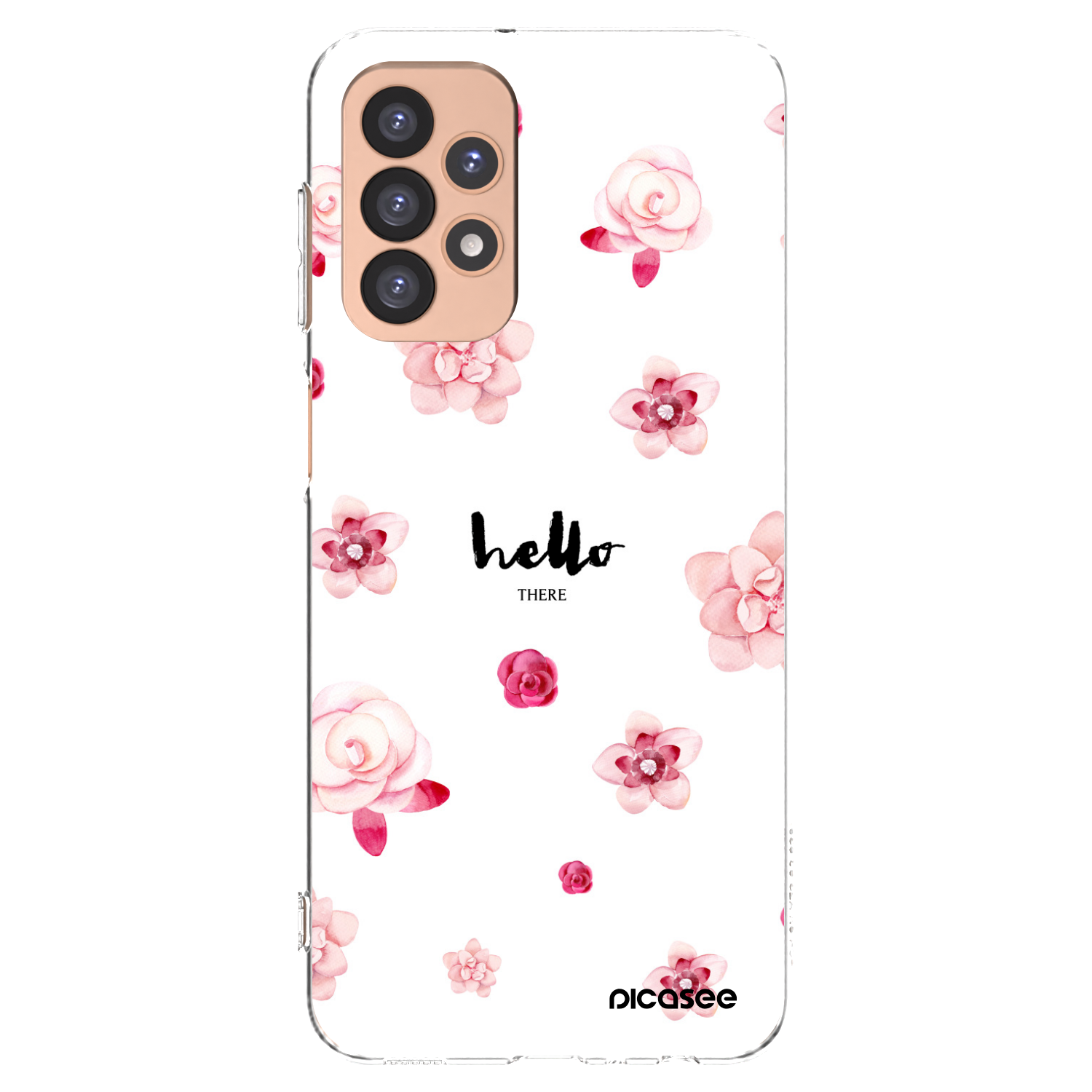 Picasee átlátszó szilikon tok az alábbi mobiltelefonokra Samsung Galaxy A23 A236B 5G - Hello there