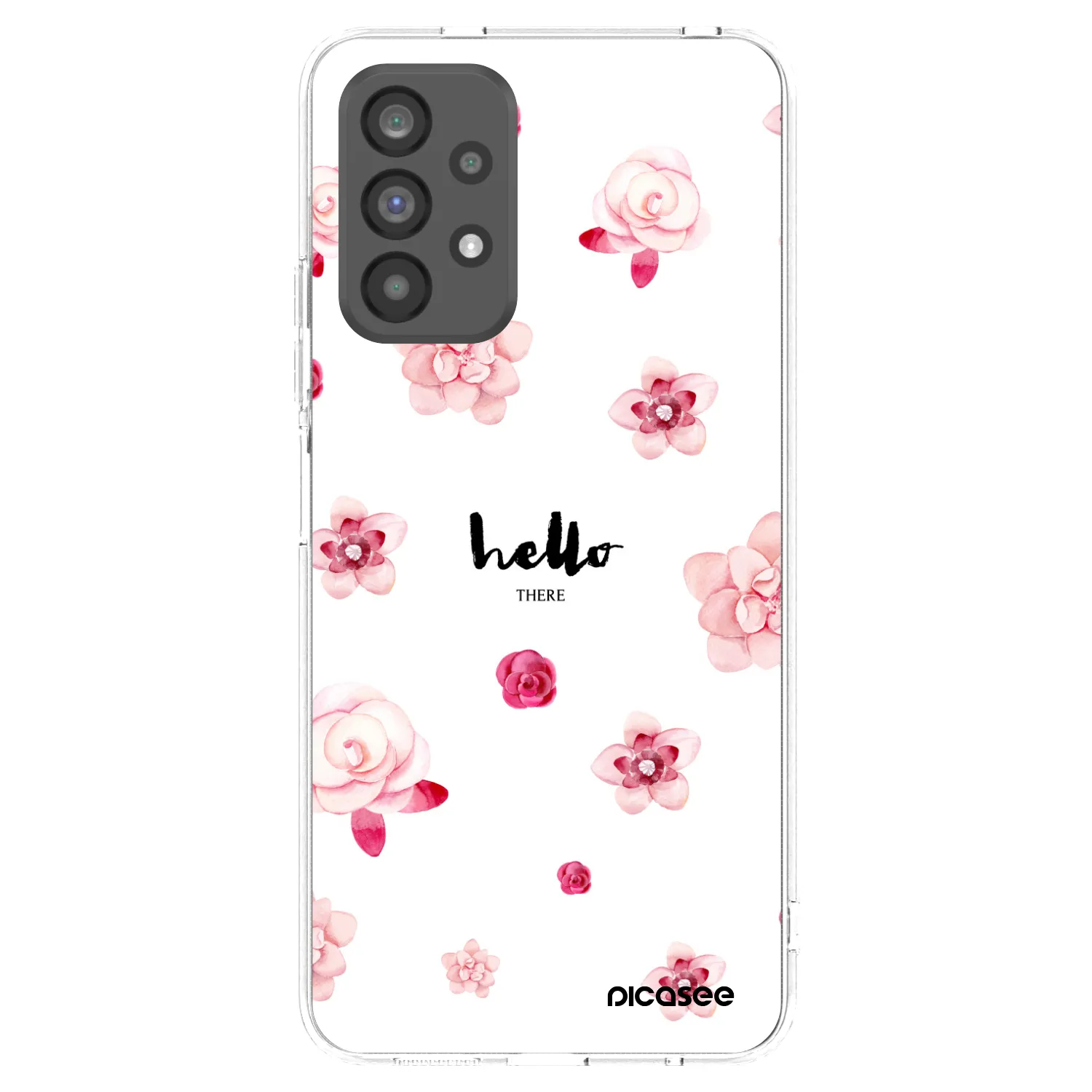 Picasee átlátszó szilikon tok az alábbi mobiltelefonokra Samsung Galaxy A73 5G - Hello there