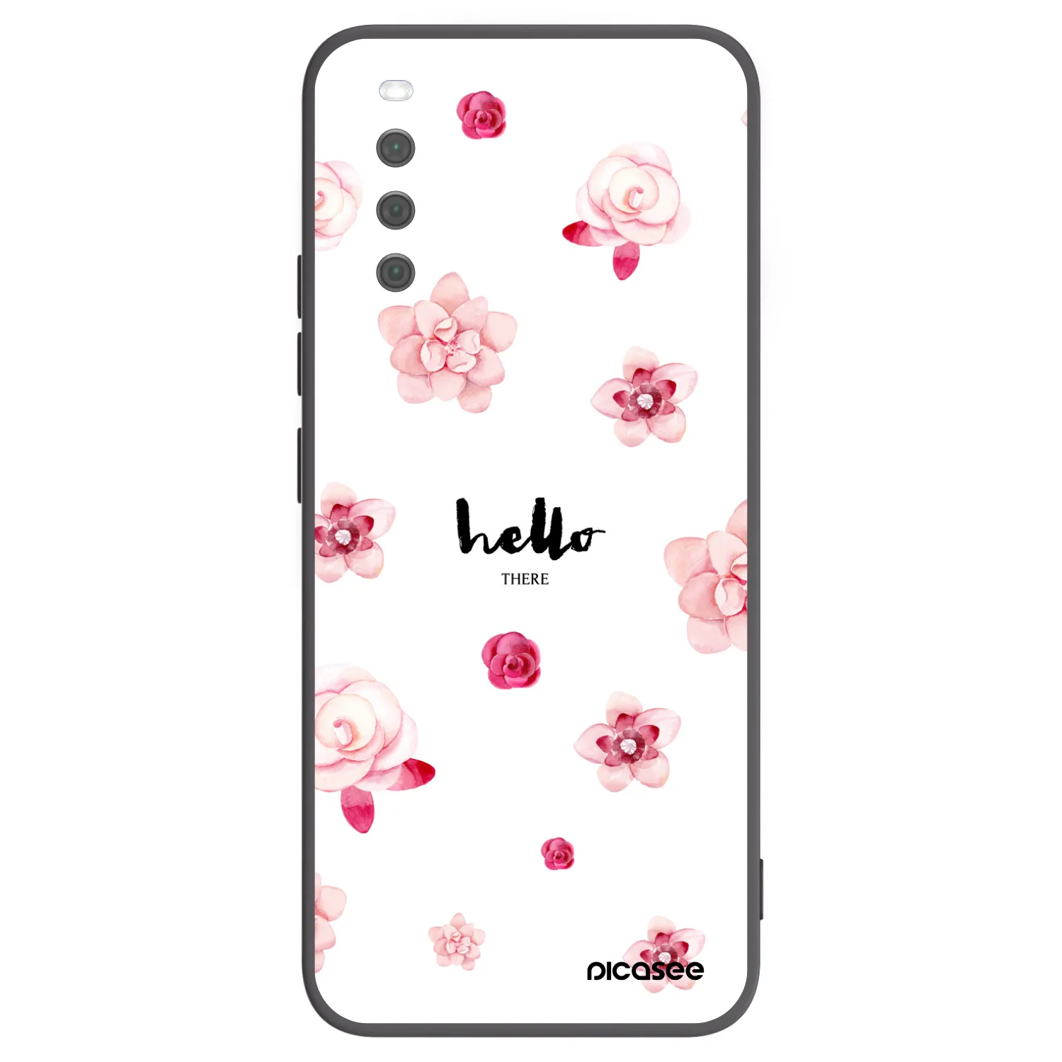 Picasee fekete szilikon tok az alábbi mobiltelefonokra Sony Xperia 10 III - Hello there