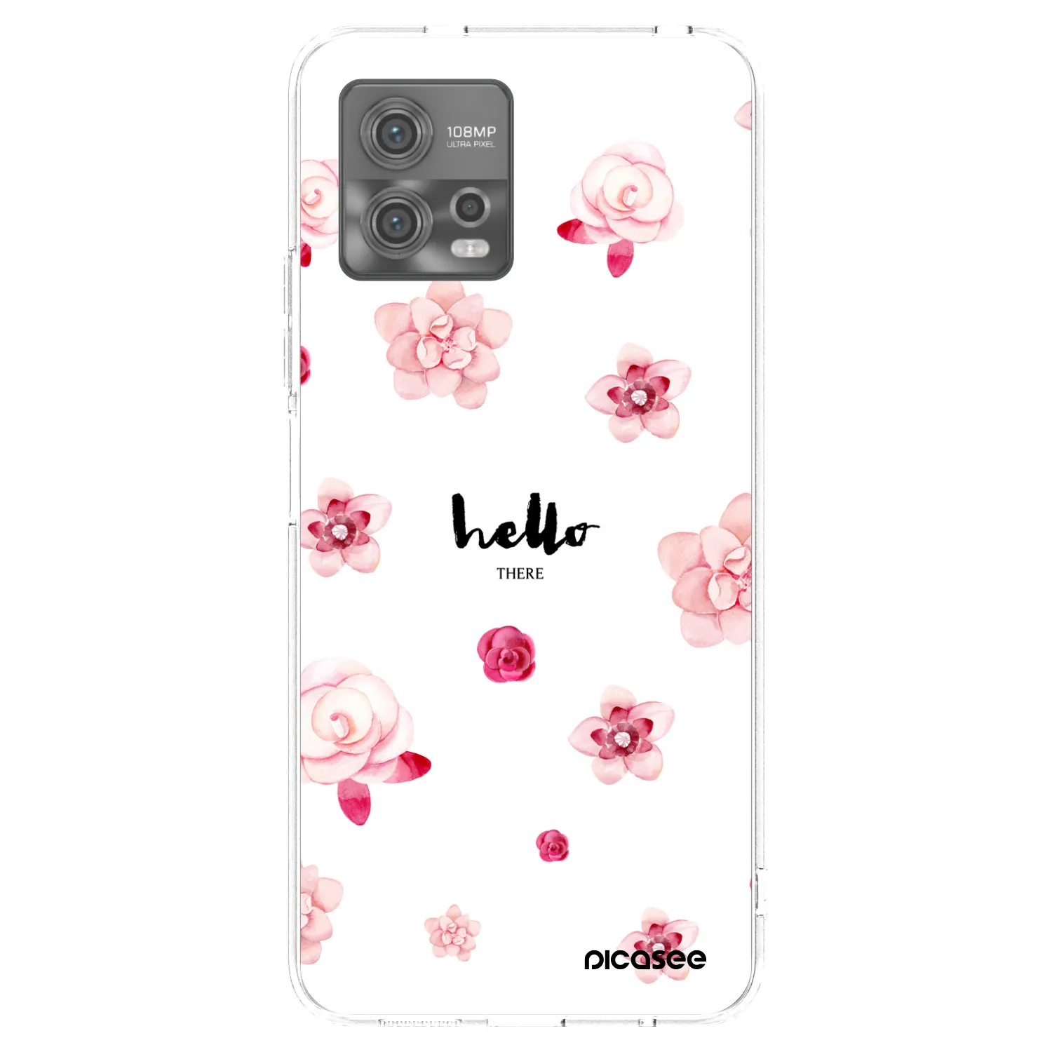 Picasee átlátszó szilikon tok az alábbi mobiltelefonokra Motorola Moto G72 - Hello there