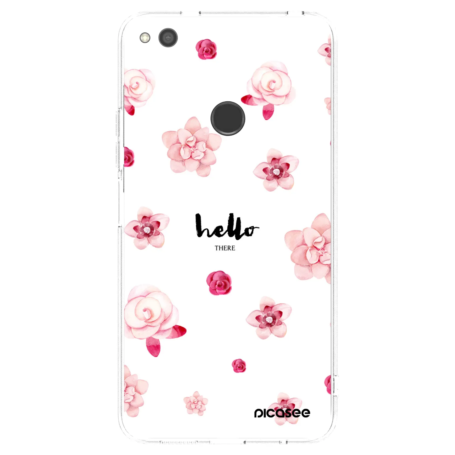 Picasee átlátszó szilikon tok az alábbi mobiltelefonokra Huawei P9 Lite 2017 - Hello there