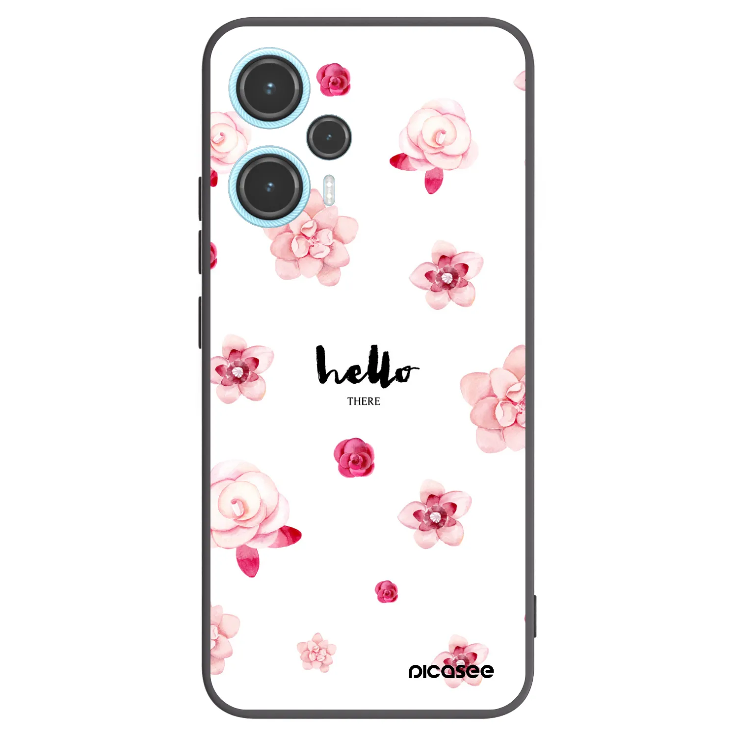 Picasee fekete szilikon tok az alábbi mobiltelefonokra Xiaomi Poco F5 - Hello there