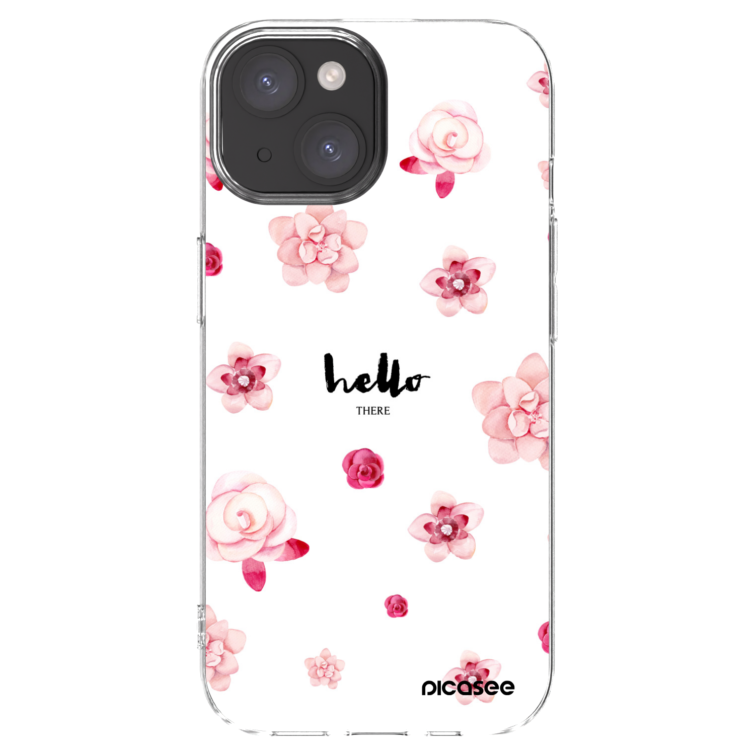 Picasee átlátszó szilikon tok az alábbi mobiltelefonokra Apple iPhone 15 - Hello there