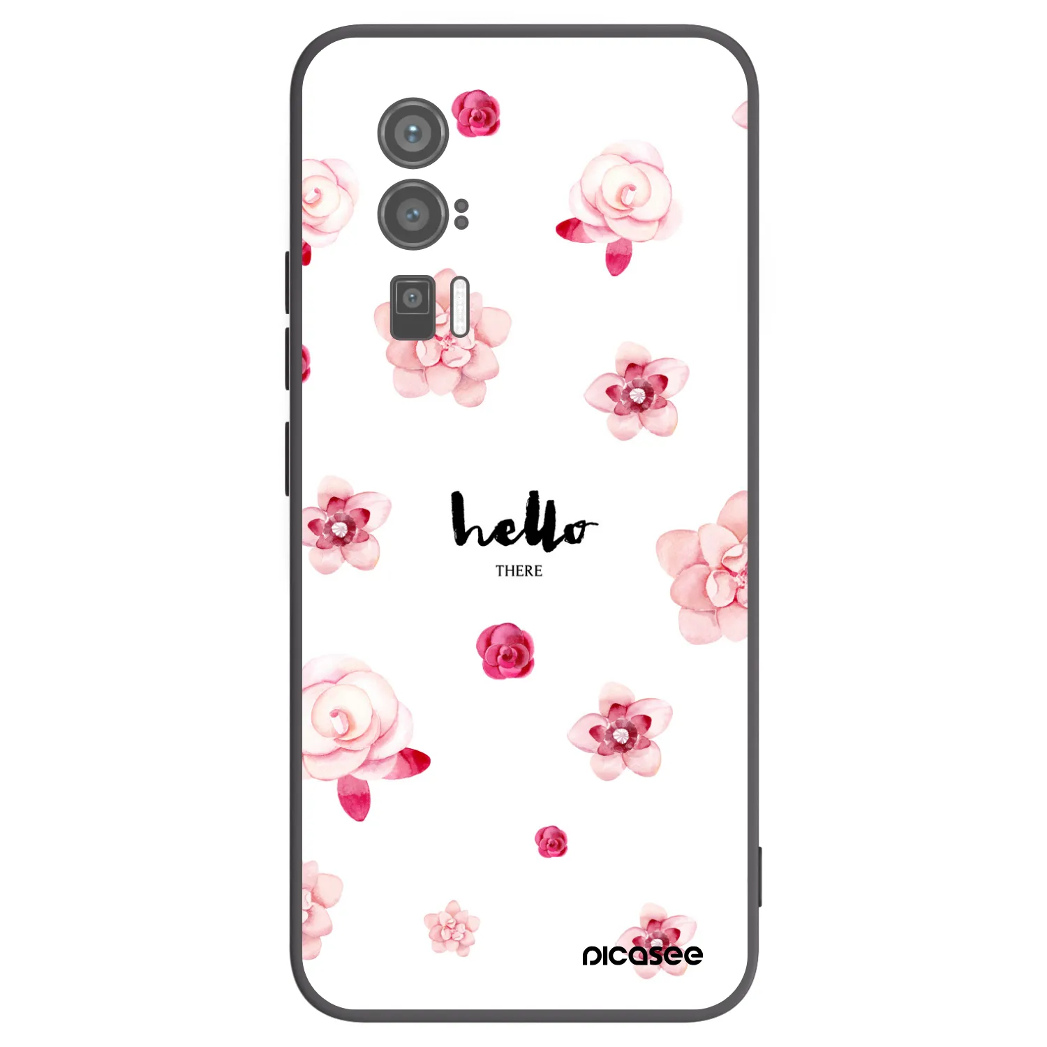 Picasee fekete szilikon tok az alábbi mobiltelefonokra Xiaomi Poco F5 Pro 5G - Hello there