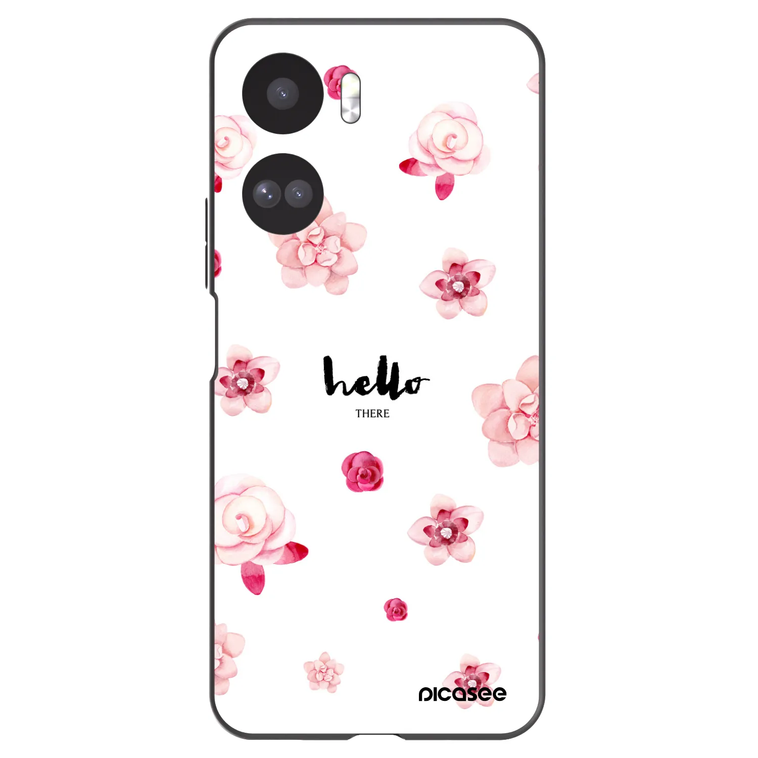 Picasee fekete szilikon tok az alábbi mobiltelefonokra Honor 90 Lite 5G - Hello there