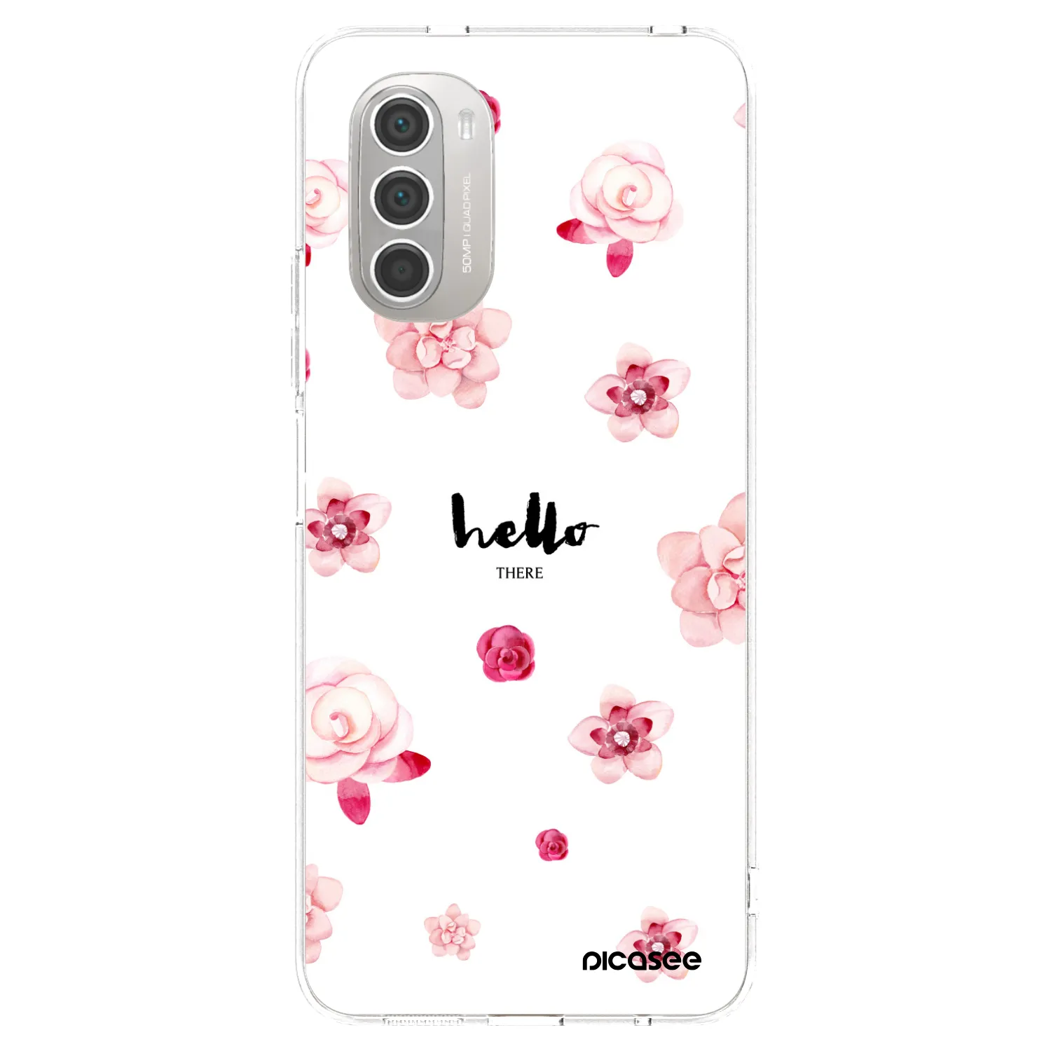 Picasee átlátszó szilikon tok az alábbi mobiltelefonokra Motorola Moto G51 - Hello there