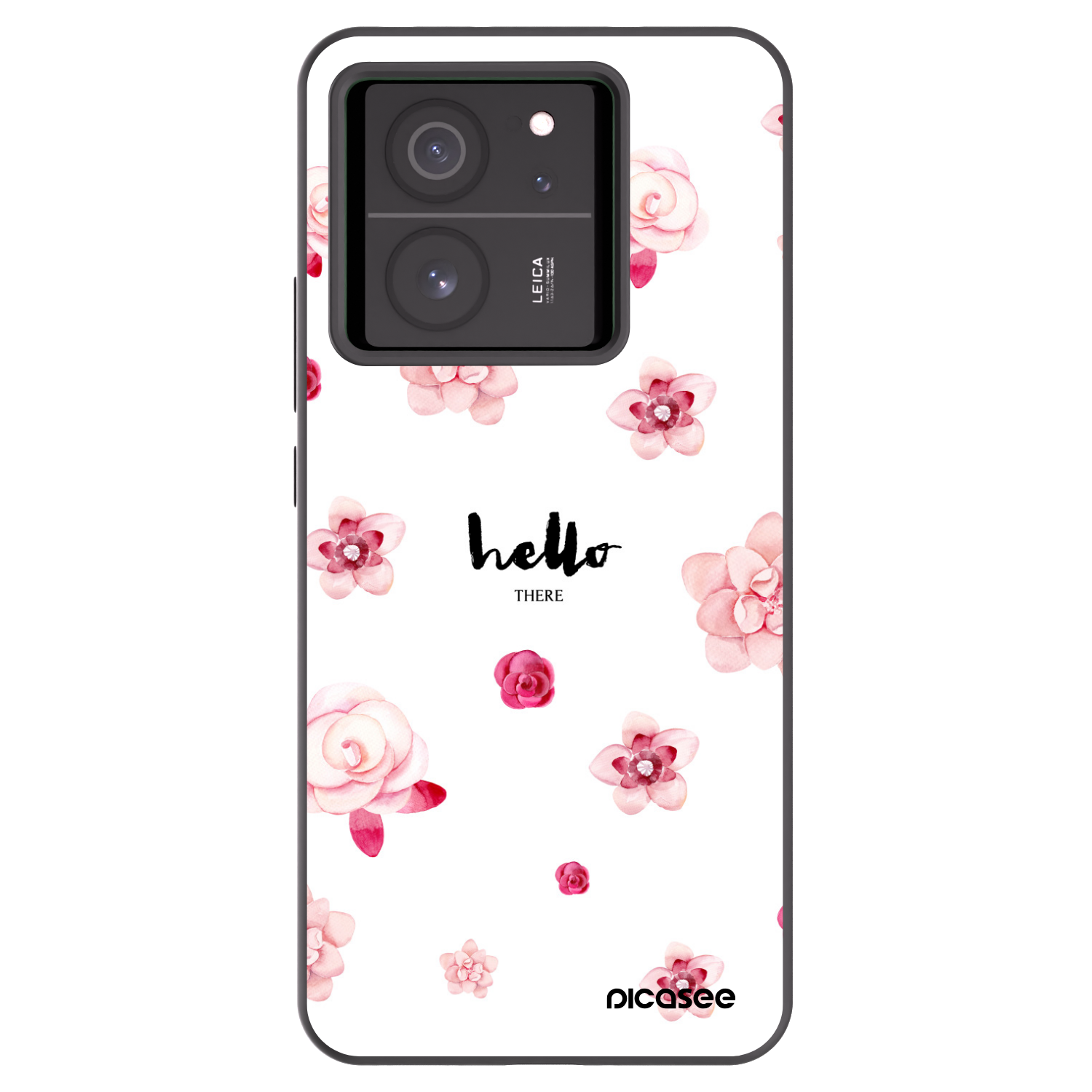 Picasee fekete szilikon tok az alábbi mobiltelefonokra Xiaomi 13T Pro - Hello there