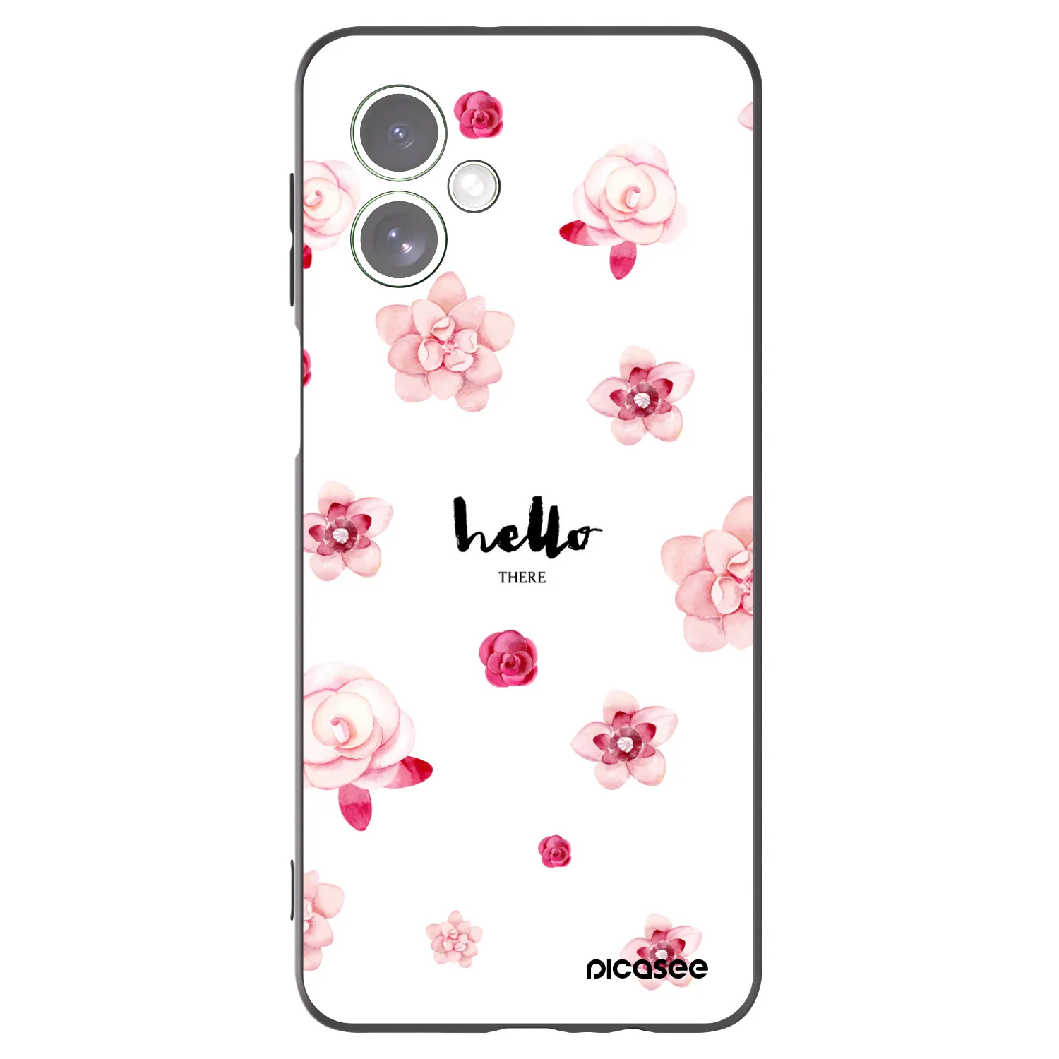 Picasee fekete szilikon tok az alábbi mobiltelefonokra Motorola Moto G54 5G - Hello there