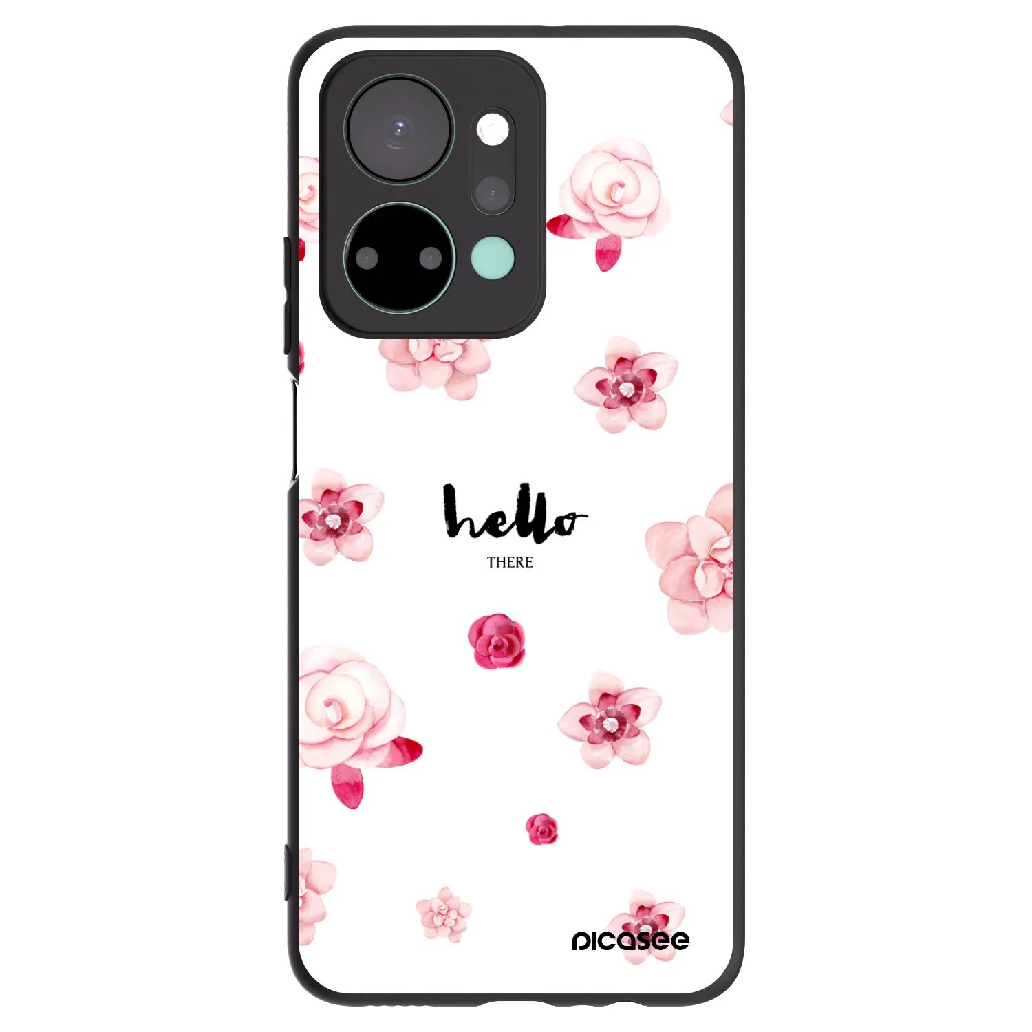Picasee fekete szilikon tok az alábbi mobiltelefonokra Honor X7a - Hello there