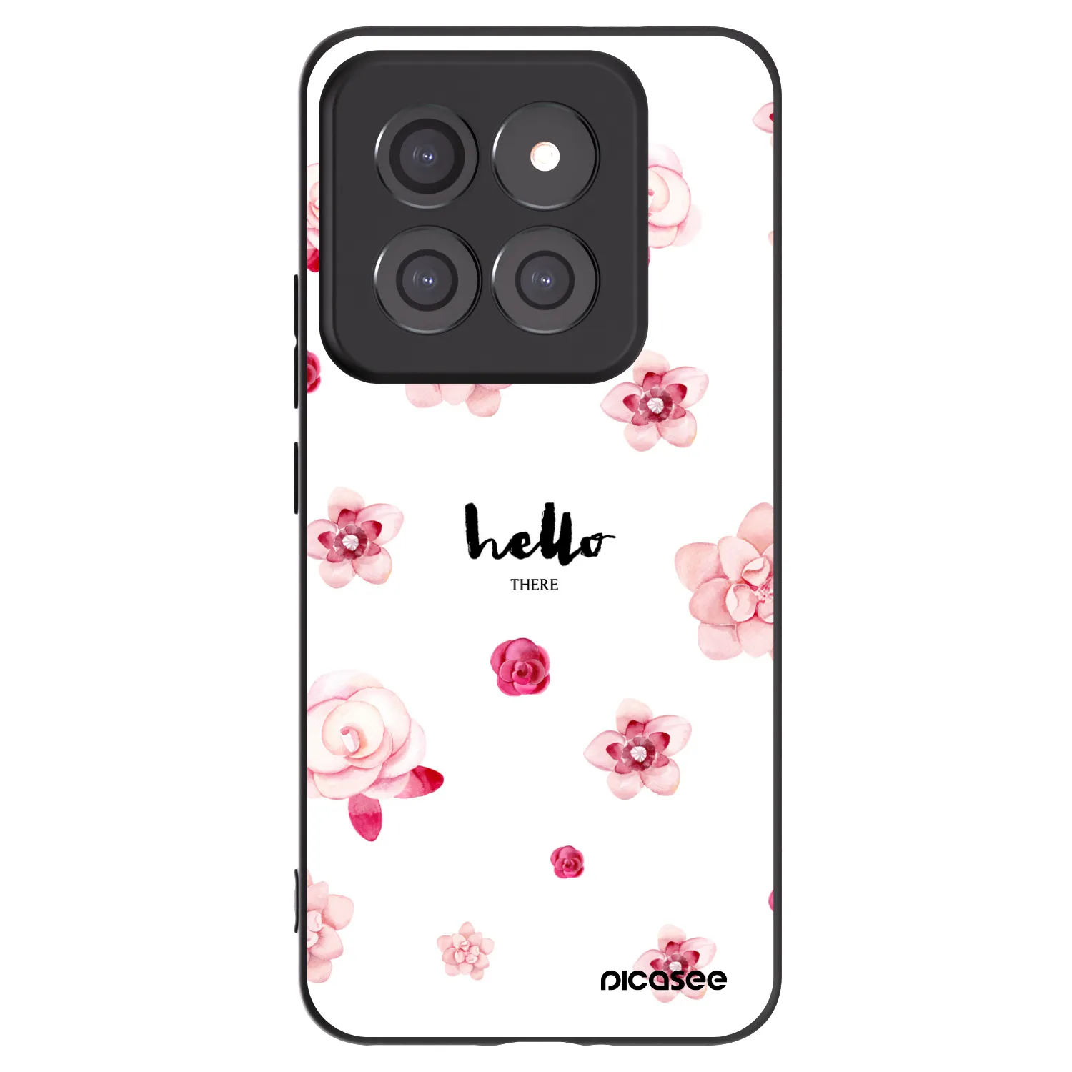 Picasee fekete szilikon tok az alábbi mobiltelefonokra Xiaomi 14 Pro - Hello there