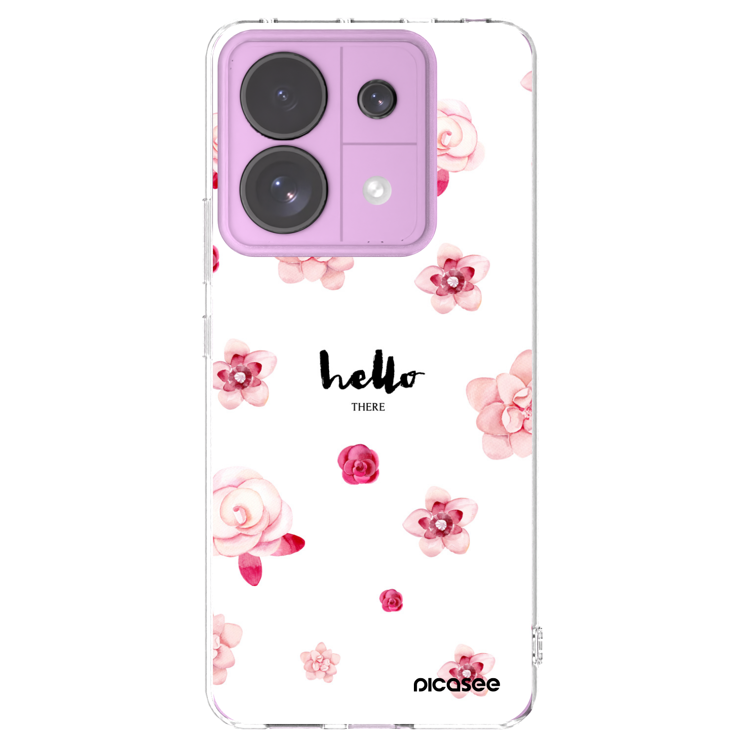 Picasee átlátszó szilikon tok az alábbi mobiltelefonokra Xiaomi Redmi Note 13 Pro 5G - Hello there