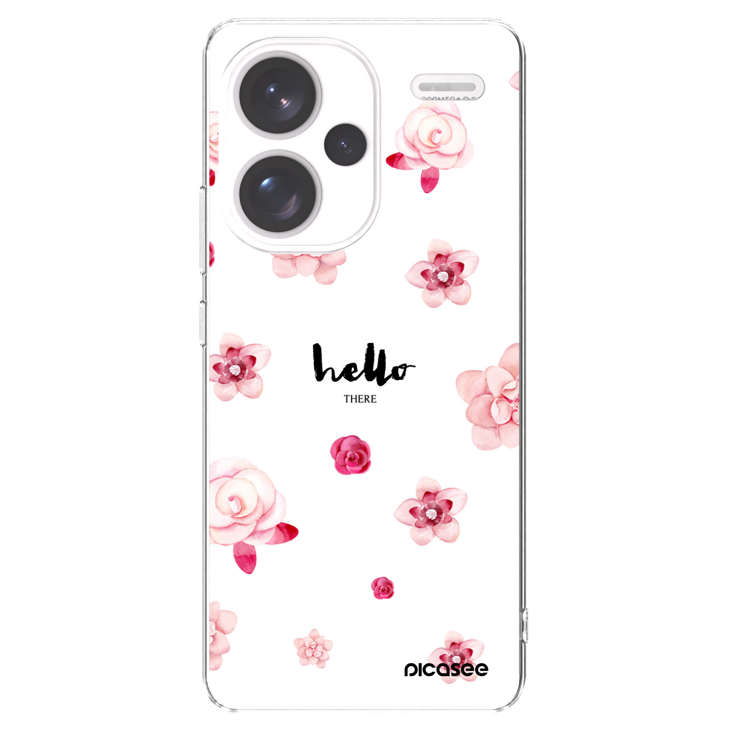 Picasee átlátszó szilikon tok az alábbi mobiltelefonokra Xiaomi Redmi Note 13 Pro+ 5G - Hello there