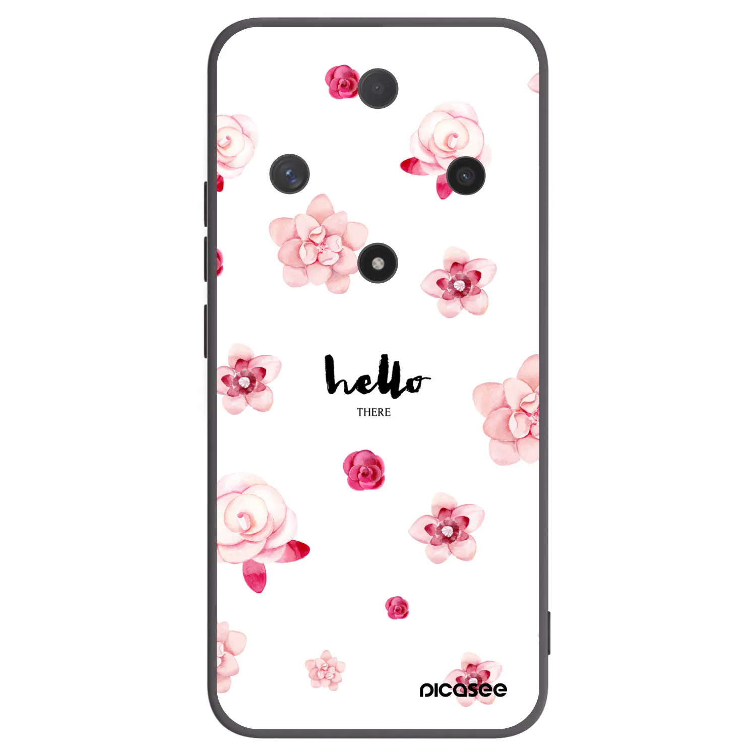 Picasee fekete szilikon tok az alábbi mobiltelefonokra Honor Magic6 Lite 5G - Hello there