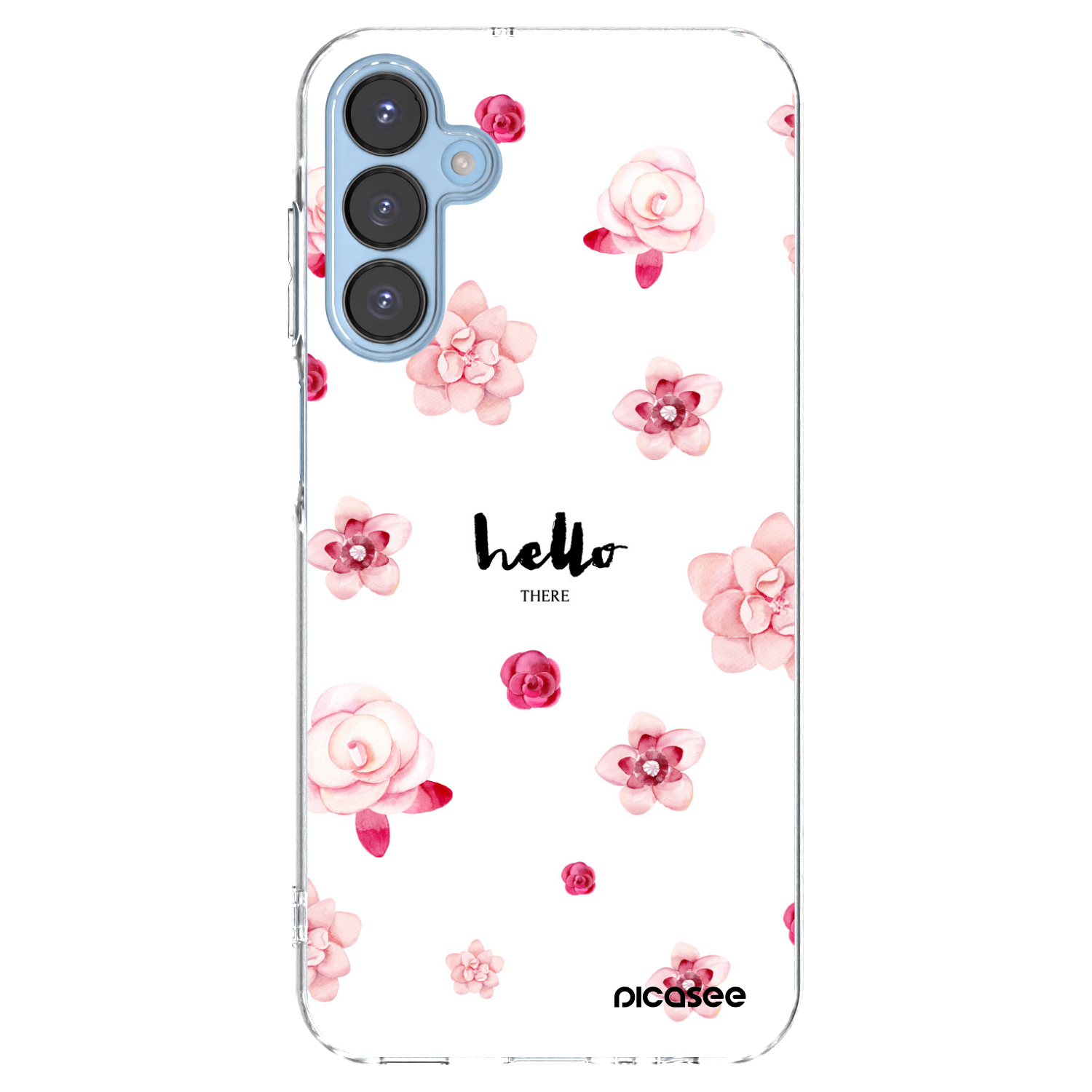 Picasee átlátszó szilikon tok az alábbi mobiltelefonokra Samsung Galaxy A15 A156B 5G - Hello there
