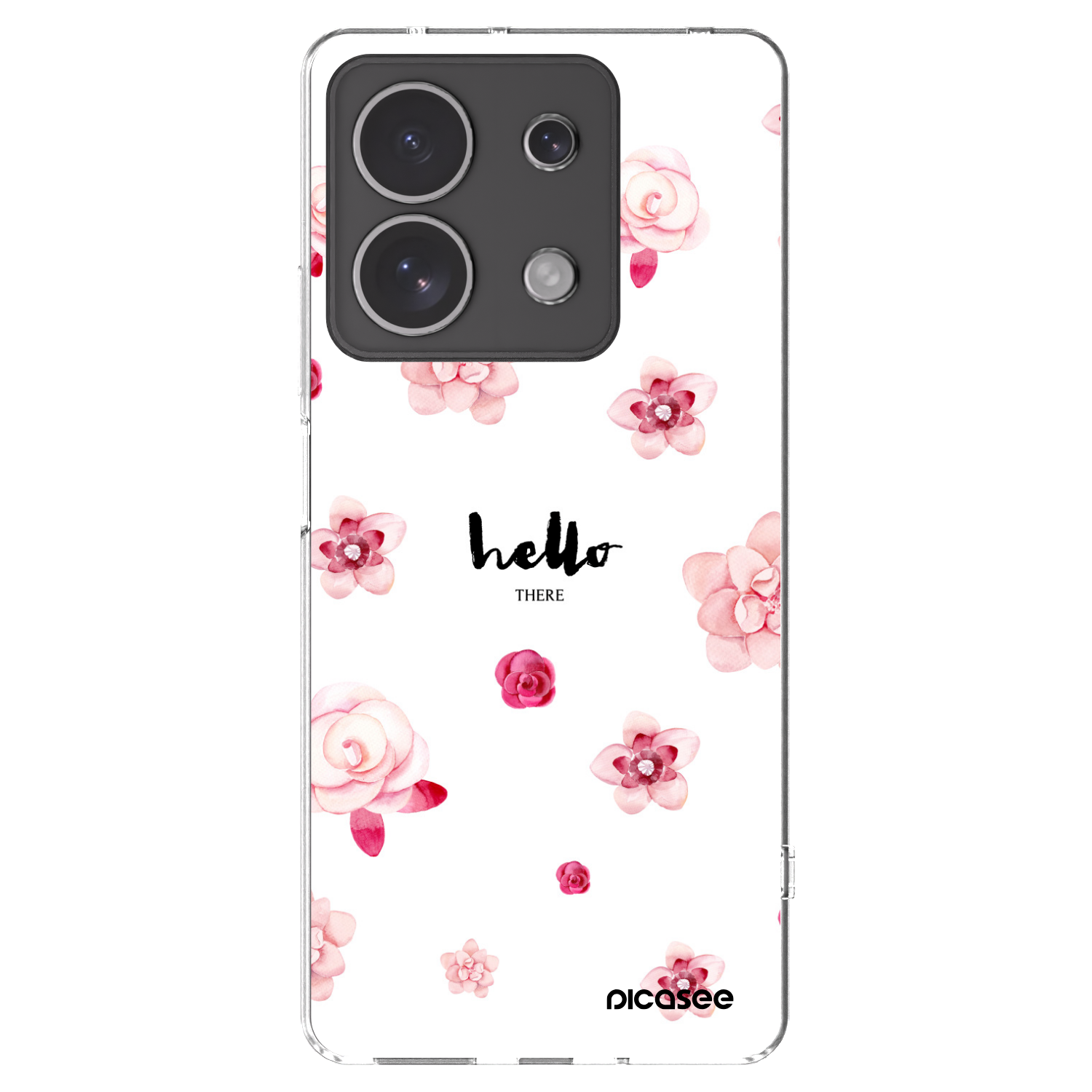 Picasee átlátszó szilikon tok az alábbi mobiltelefonokra Xiaomi Redmi Note 13 4G - Hello there