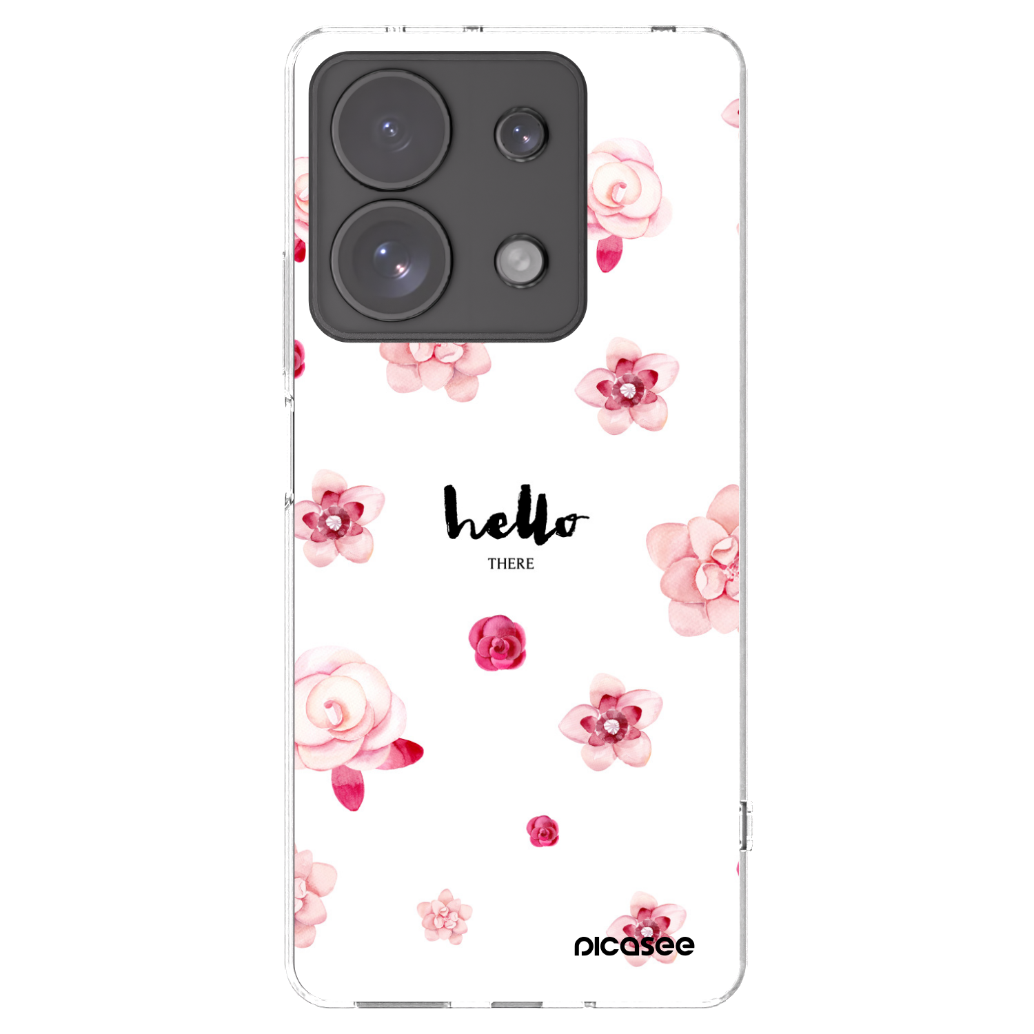 Picasee átlátszó szilikon tok az alábbi mobiltelefonokra Xiaomi Redmi Note 13 Pro 4G - Hello there