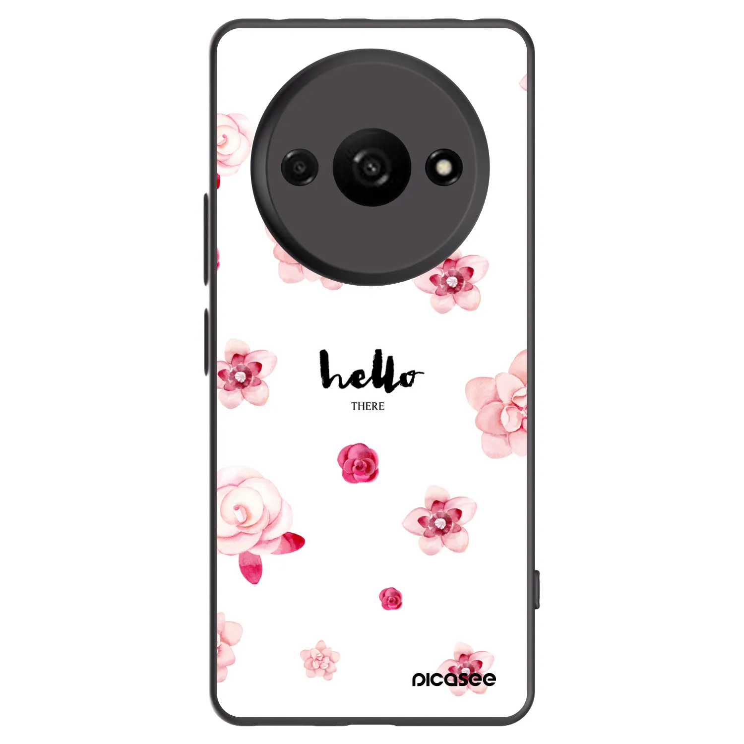 Picasee fekete szilikon tok az alábbi mobiltelefonokra Xiaomi Redmi A3 - Hello there