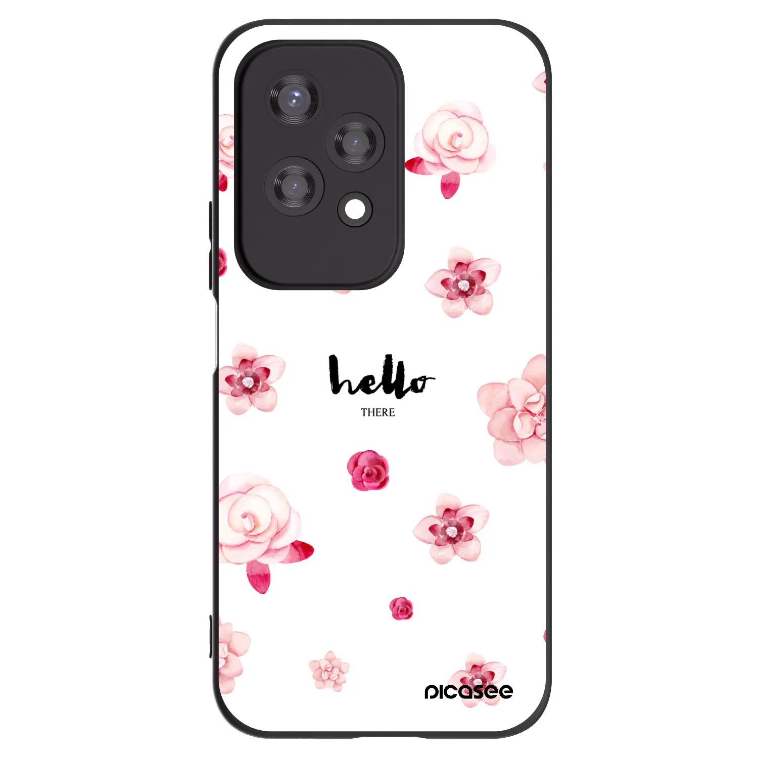 Picasee fekete szilikon tok az alábbi mobiltelefonokra Honor 200 Lite - Hello there