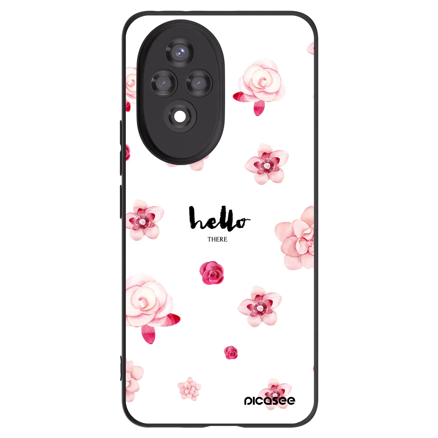 Picasee fekete szilikon tok az alábbi mobiltelefonokra Honor 200 Pro 5G - Hello there