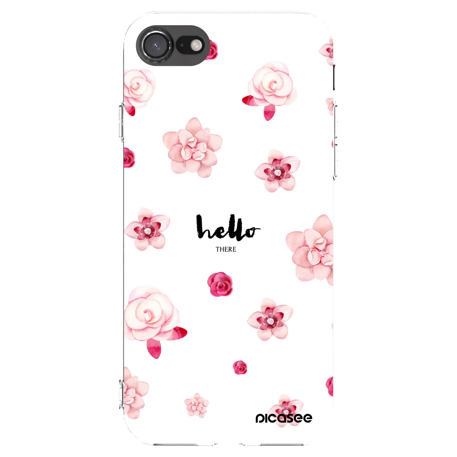 Picasee átlátszó szilikon tok az alábbi mobiltelefonokra Apple iPhone 7 - Hello there