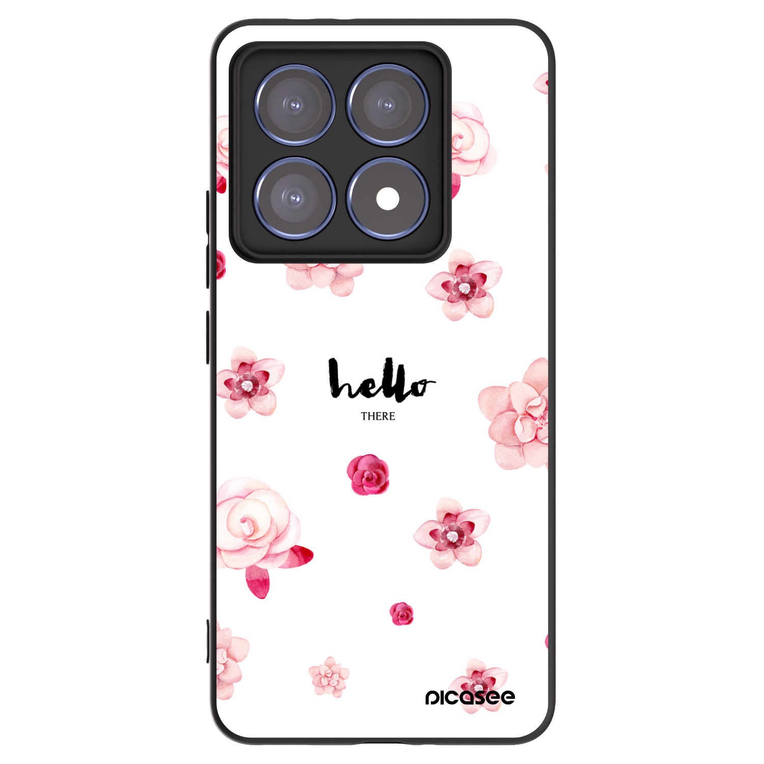 Picasee fekete szilikon tok az alábbi mobiltelefonokra Xiaomi 14T Pro - Hello there
