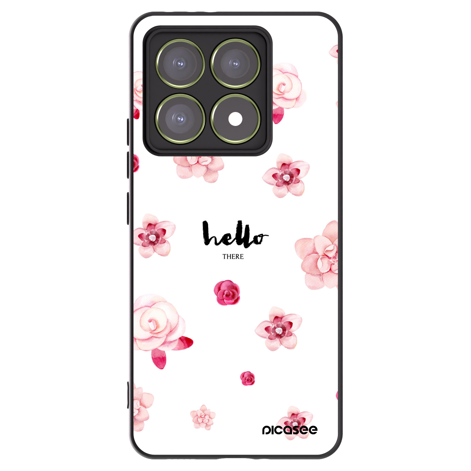 Picasee fekete szilikon tok az alábbi mobiltelefonokra Xiaomi 14T - Hello there